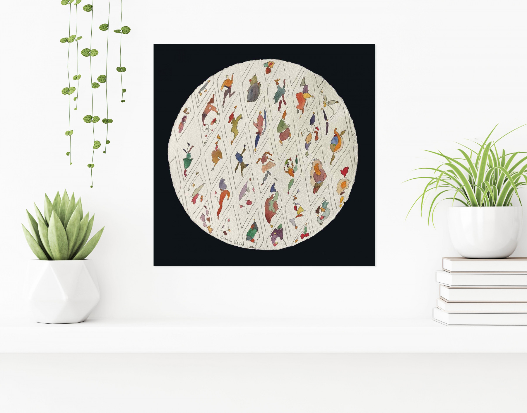 Blanche Simone, tableau 5, Painting - Artalistic online contemporary art buying and selling gallery