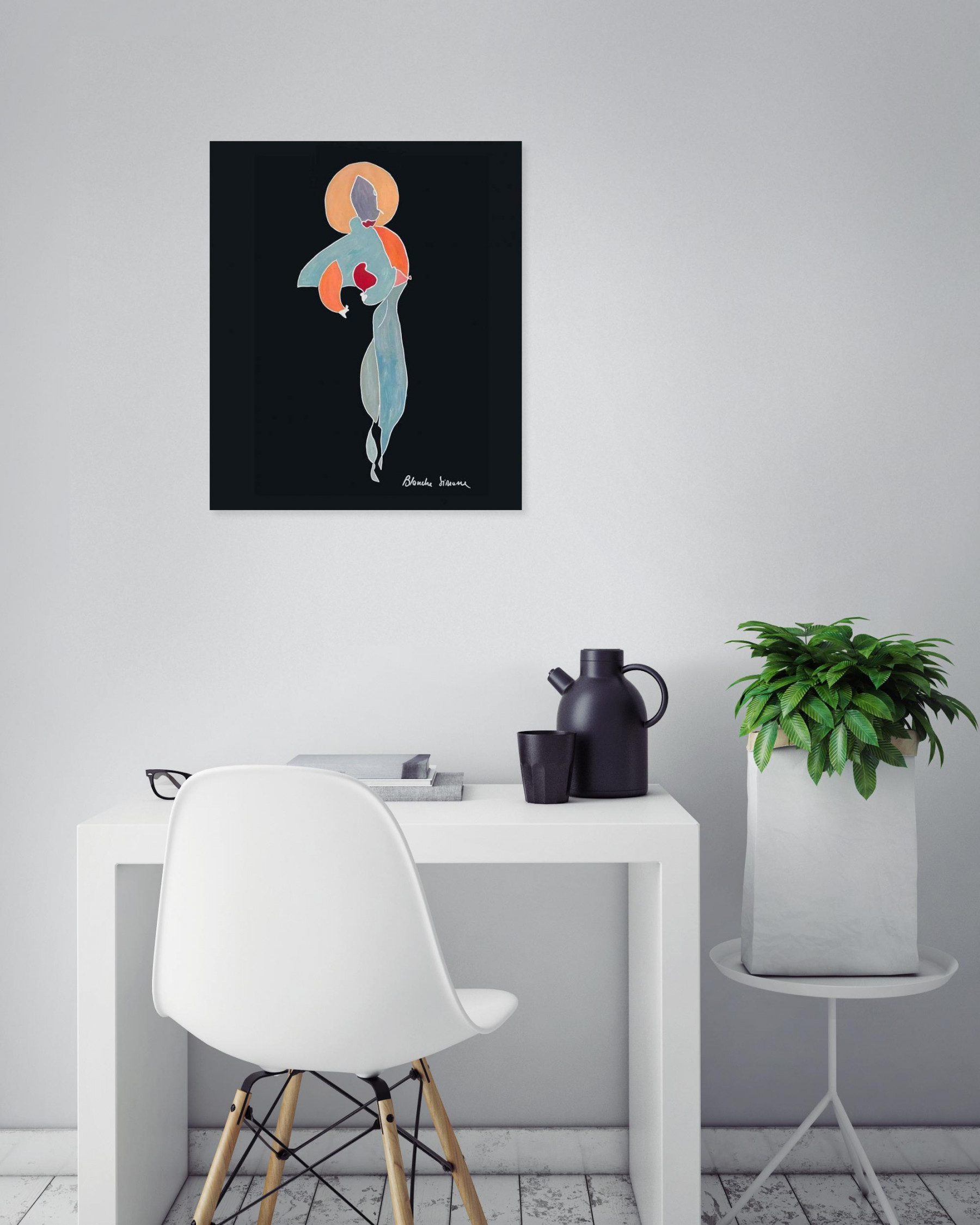 Blanche Simone, Tableau 1, Painting - Artalistic online contemporary art buying and selling gallery