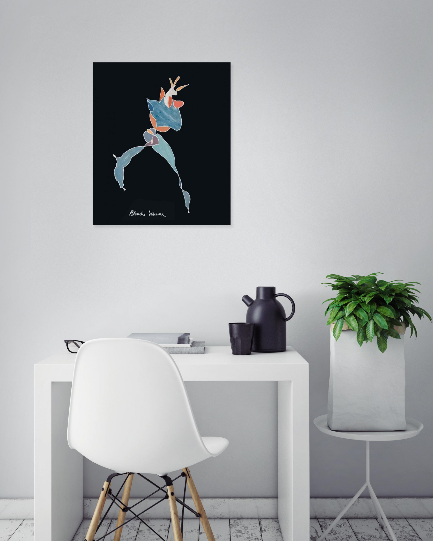 Blanche Simone, Tableau 2, Painting - Artalistic online contemporary art buying and selling gallery