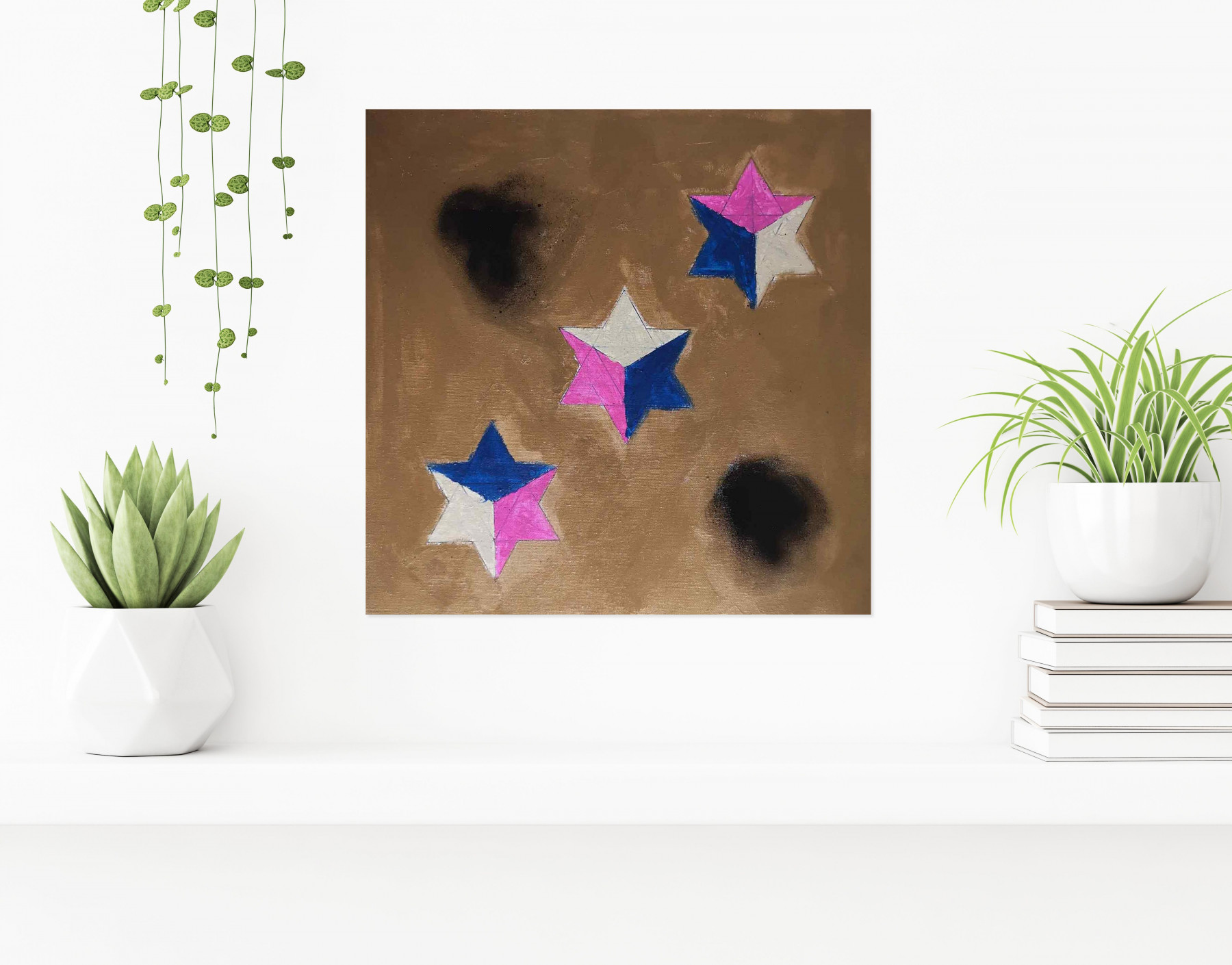 Mhart Pouring, Bâ Tétraède, Painting - Artalistic online contemporary art buying and selling gallery