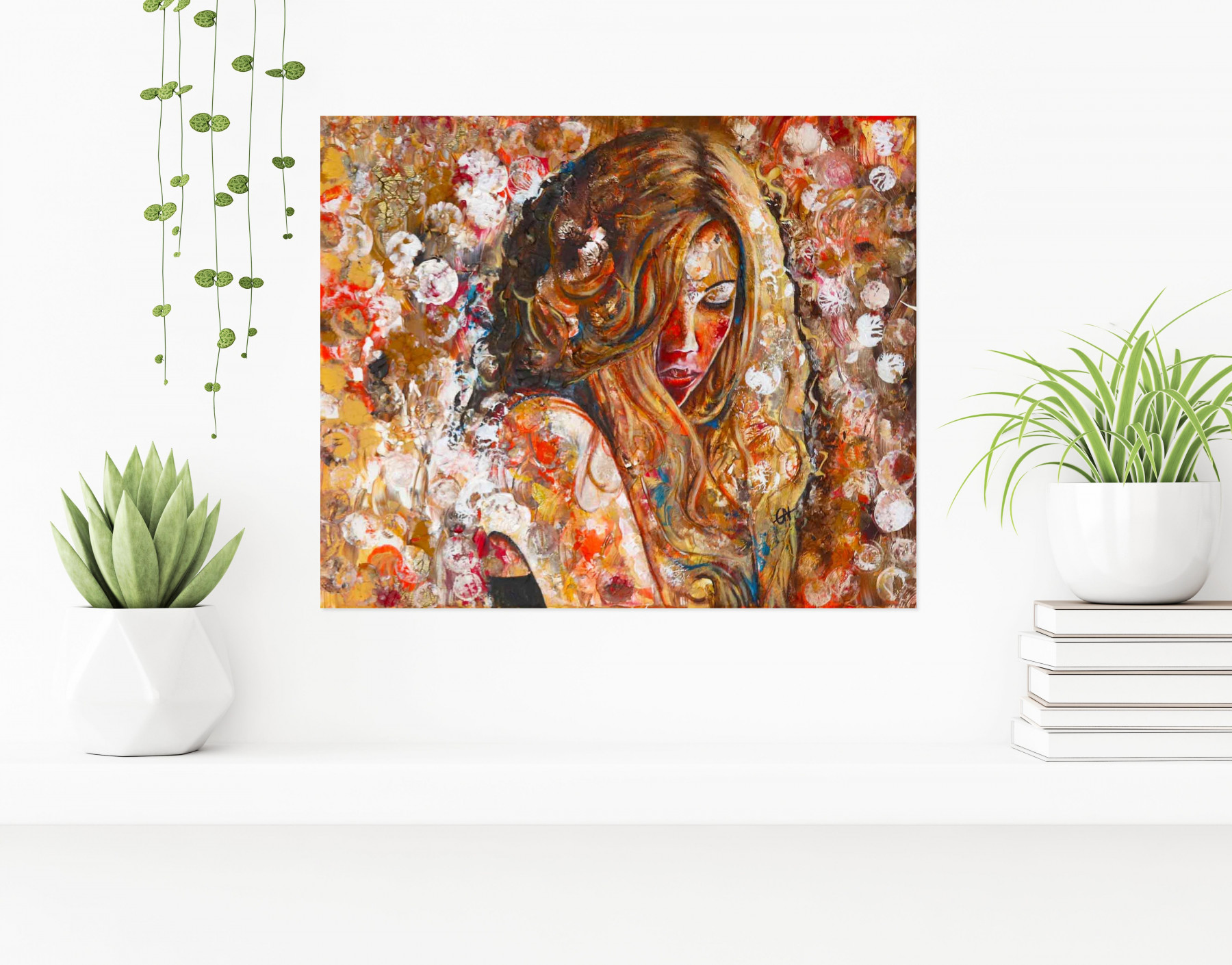 Carmin Cuivré, Grâce , Painting - Artalistic online contemporary art buying and selling gallery