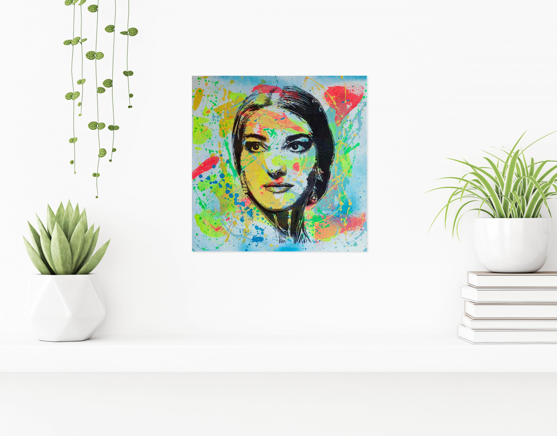 PyB, Maria Callas, painting - Artalistic online contemporary art buying and selling gallery