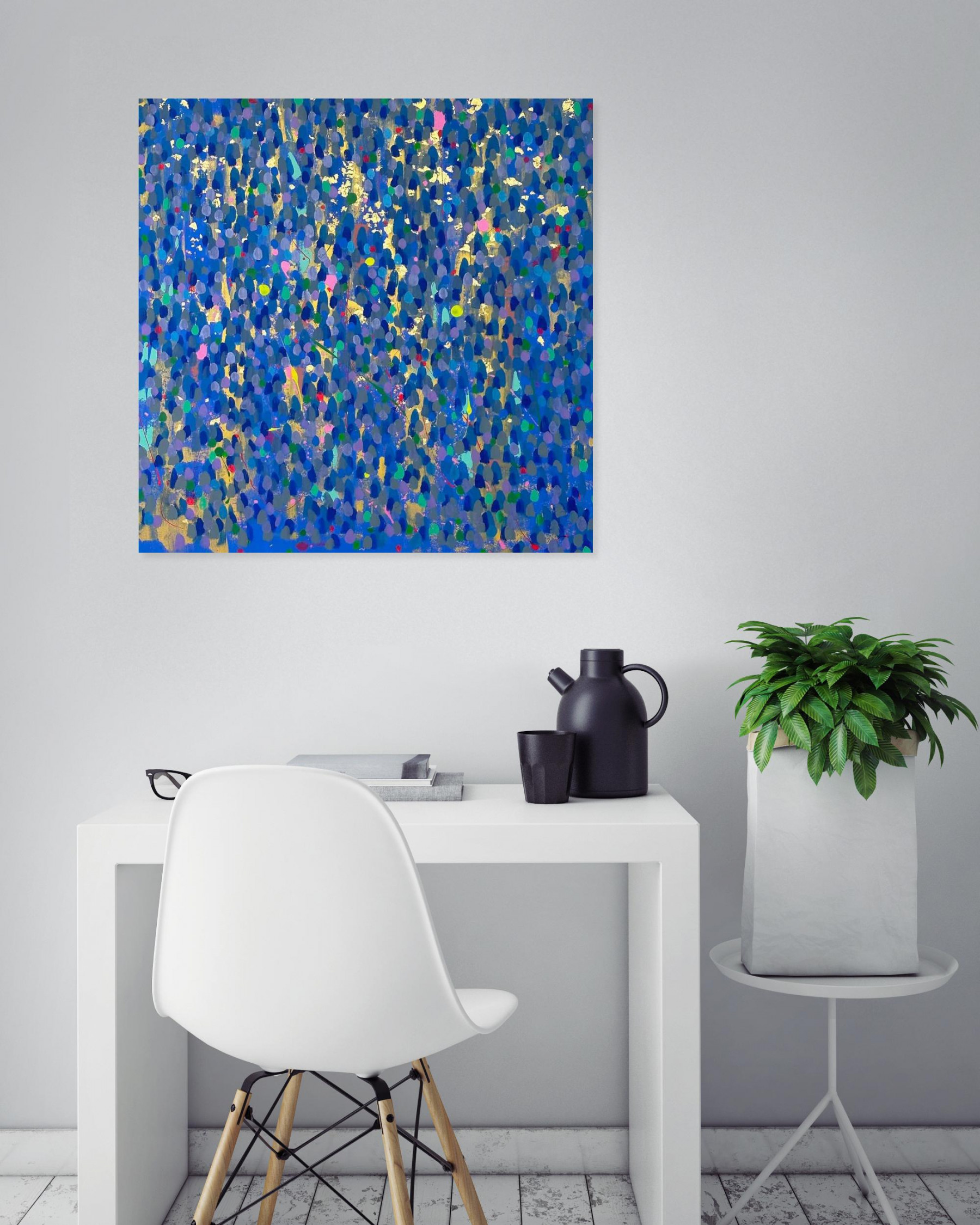 Sylvie d'Halluin, Fiesta II, painting - Artalistic online contemporary art buying and selling gallery