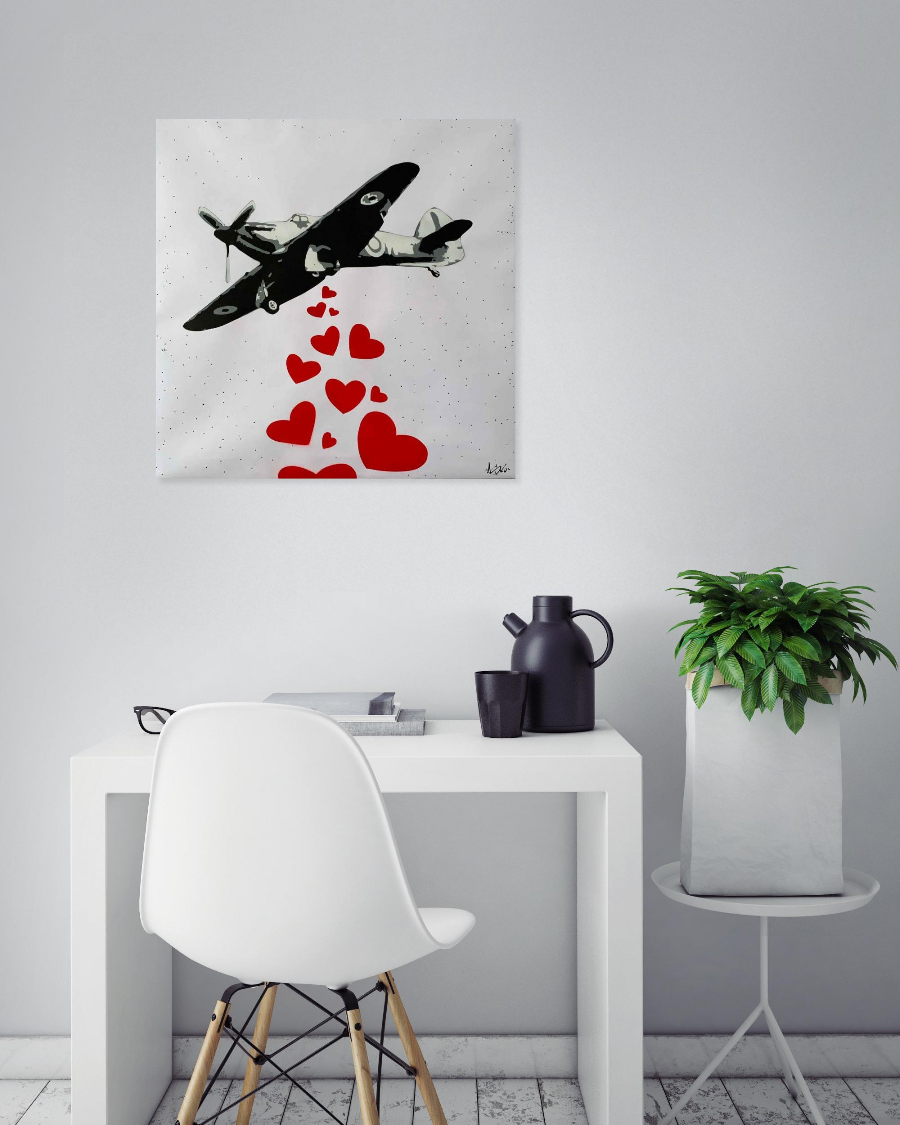 Asko Art, Plane, painting - Artalistic online contemporary art buying and selling gallery