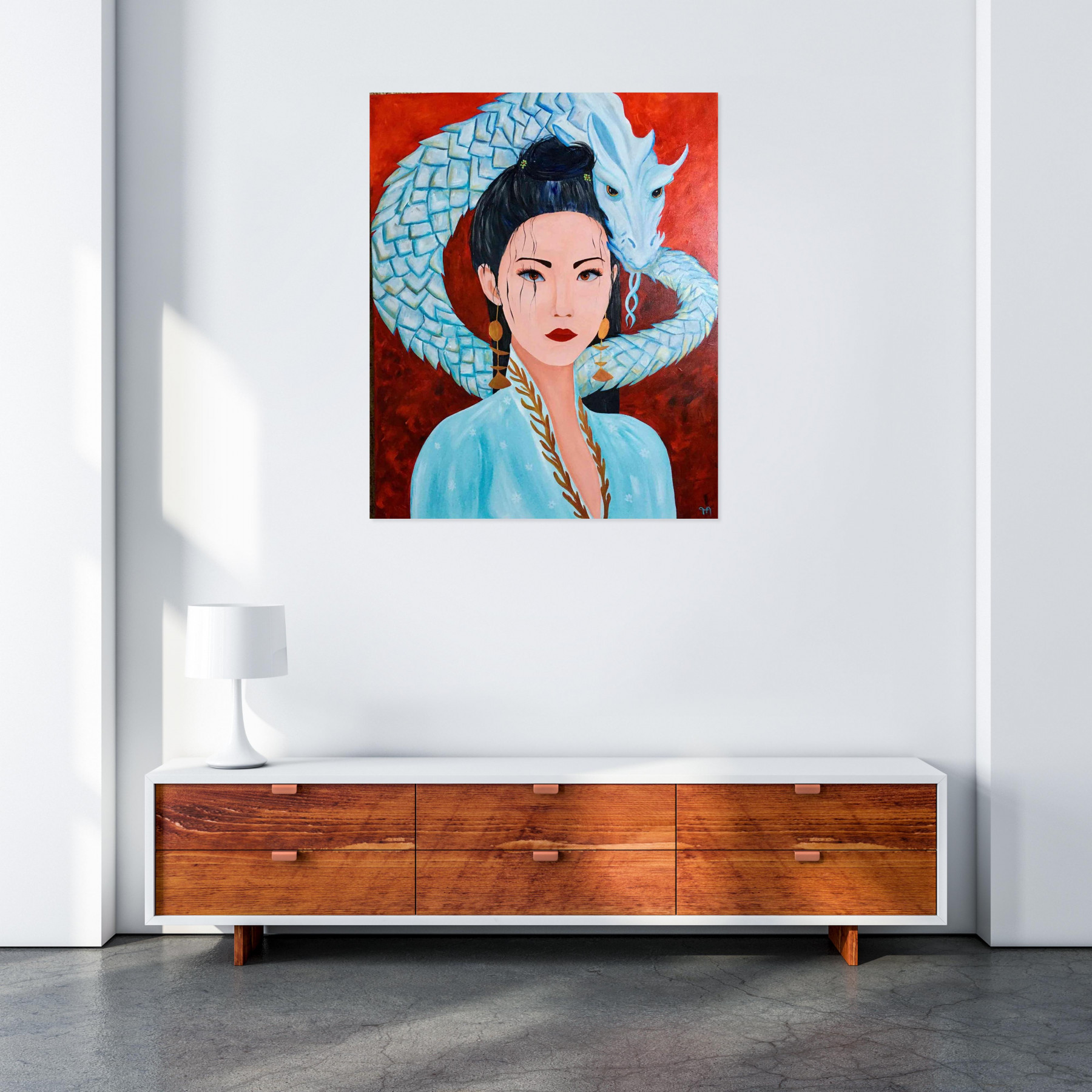 Françoise Augustine, Daenerys, painting - Artalistic online contemporary art buying and selling gallery