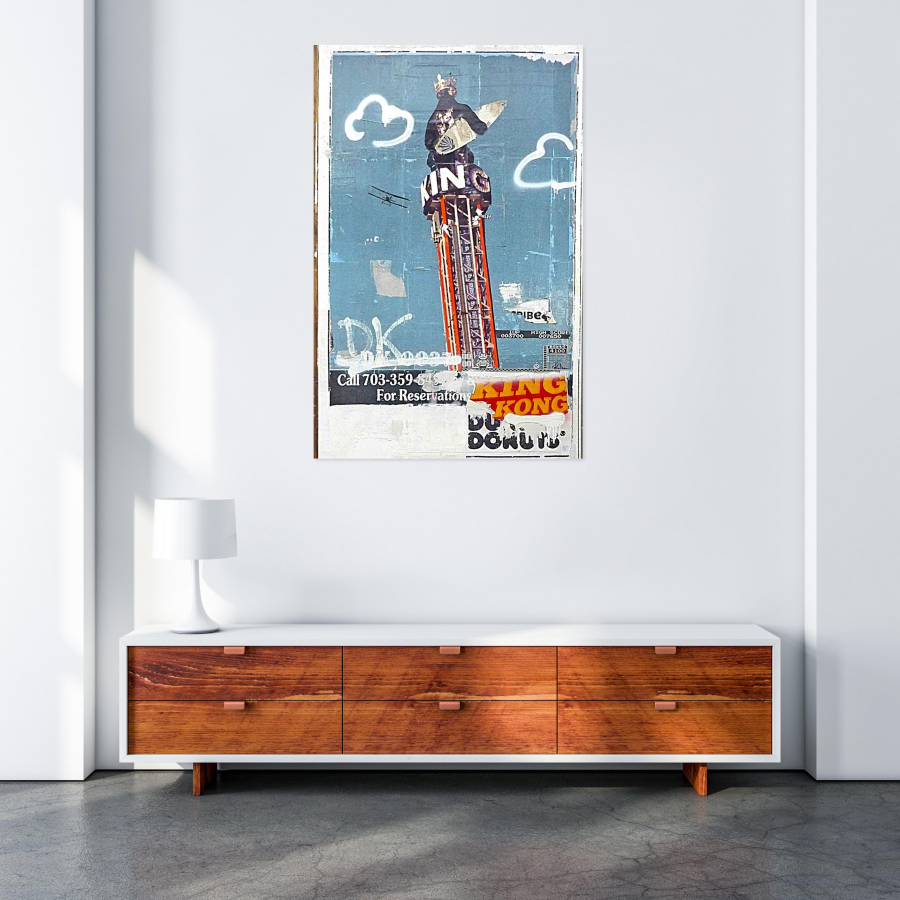 Pierrick Fiolleau, Meet the Kong family, painting - Artalistic online contemporary art buying and selling gallery