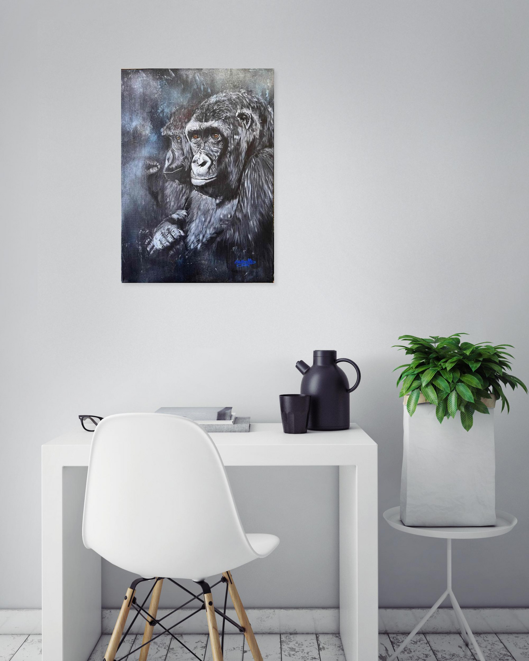 Christelle Cottrelle, Le couple, painting - Artalistic online contemporary art buying and selling gallery
