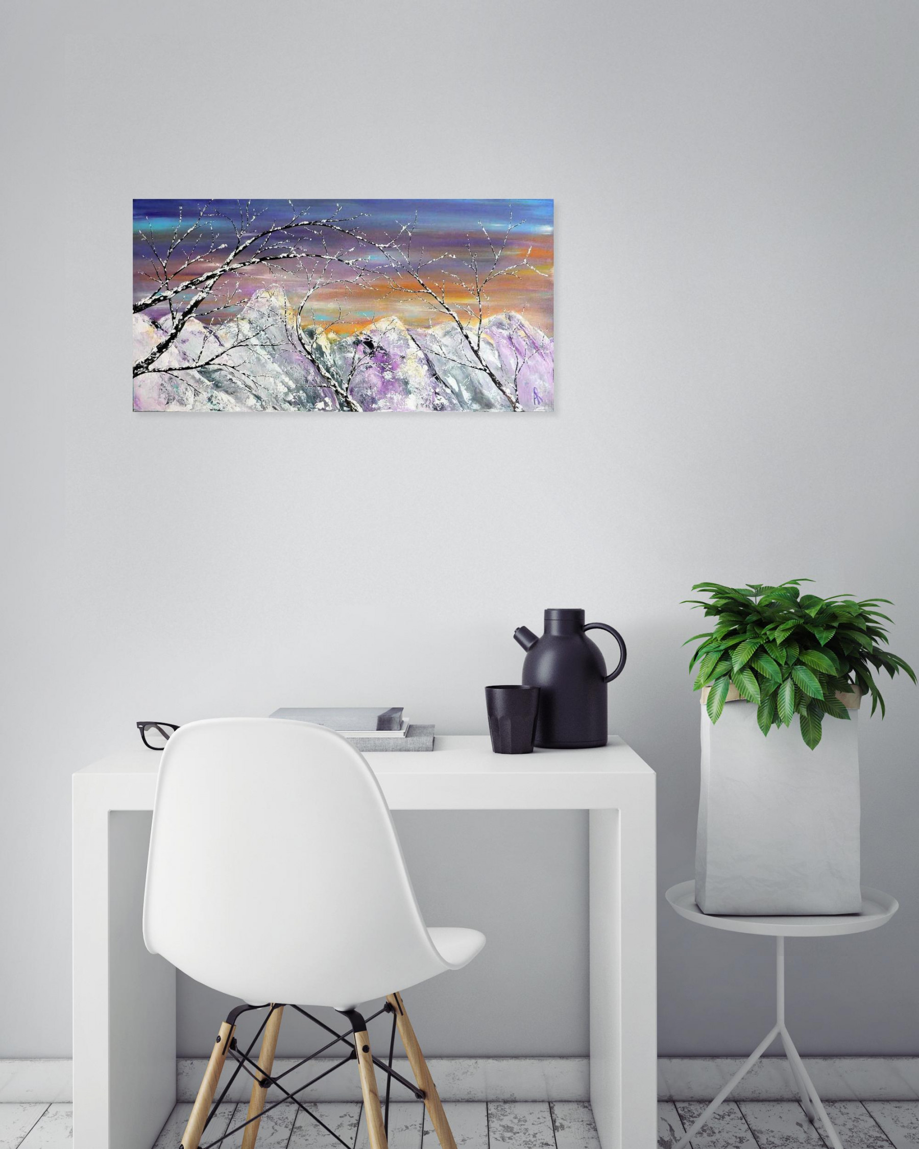 Anne Robin, Montagnes chéries, painting - Artalistic online contemporary art buying and selling gallery