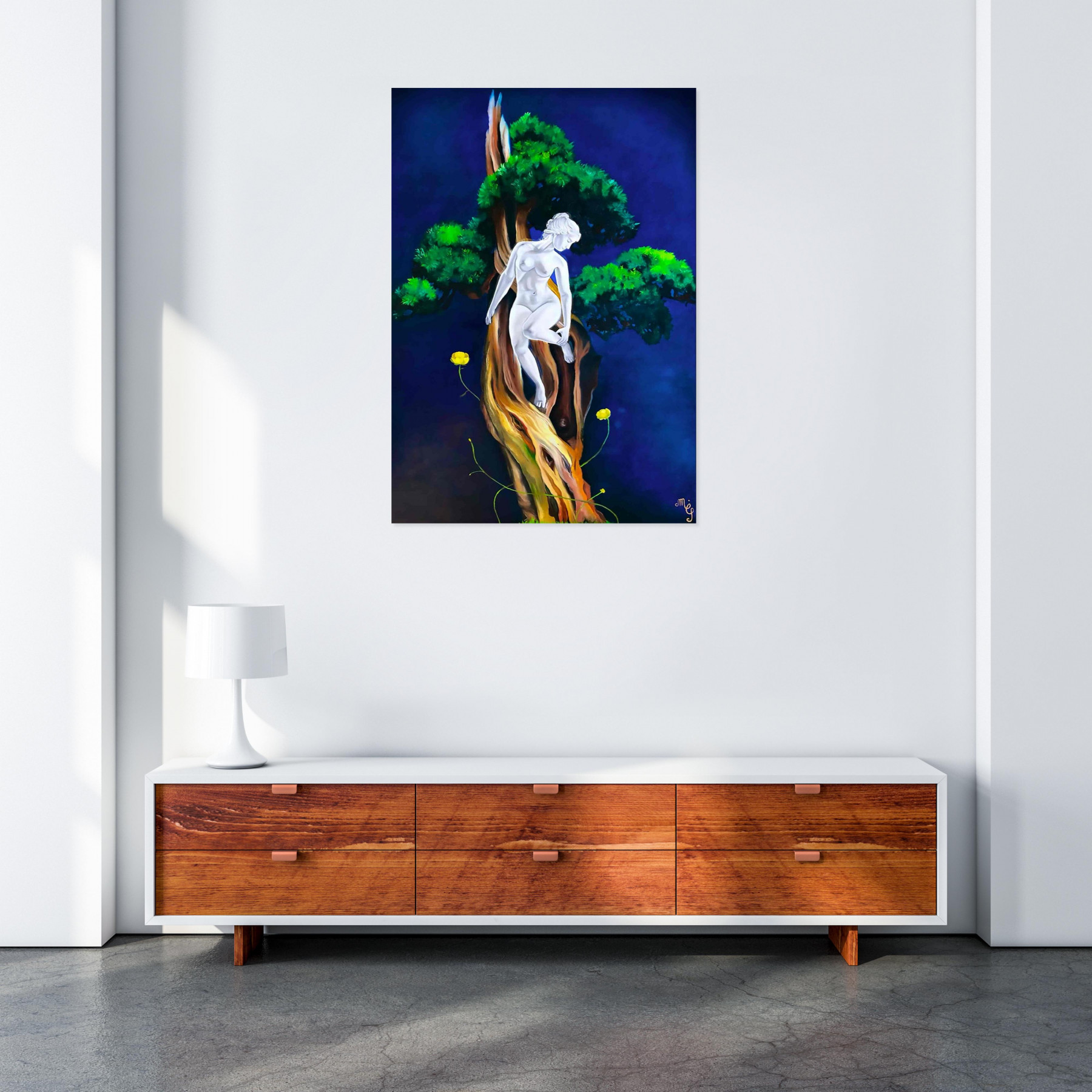 Marie-claire Schagené, Couleur bonzaï, painting - Artalistic online contemporary art buying and selling gallery