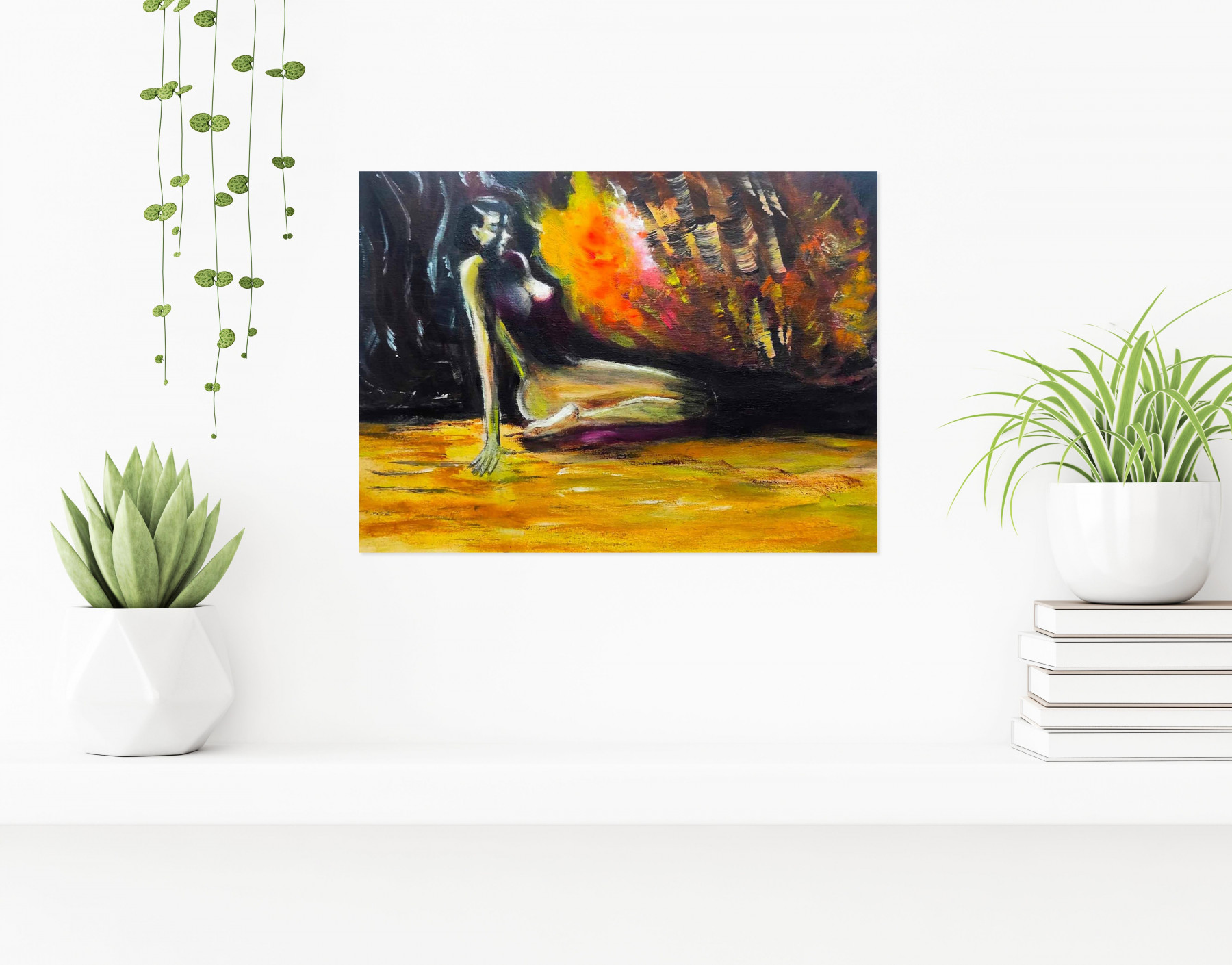 Tissa, Incandescent, painting - Artalistic online contemporary art buying and selling gallery