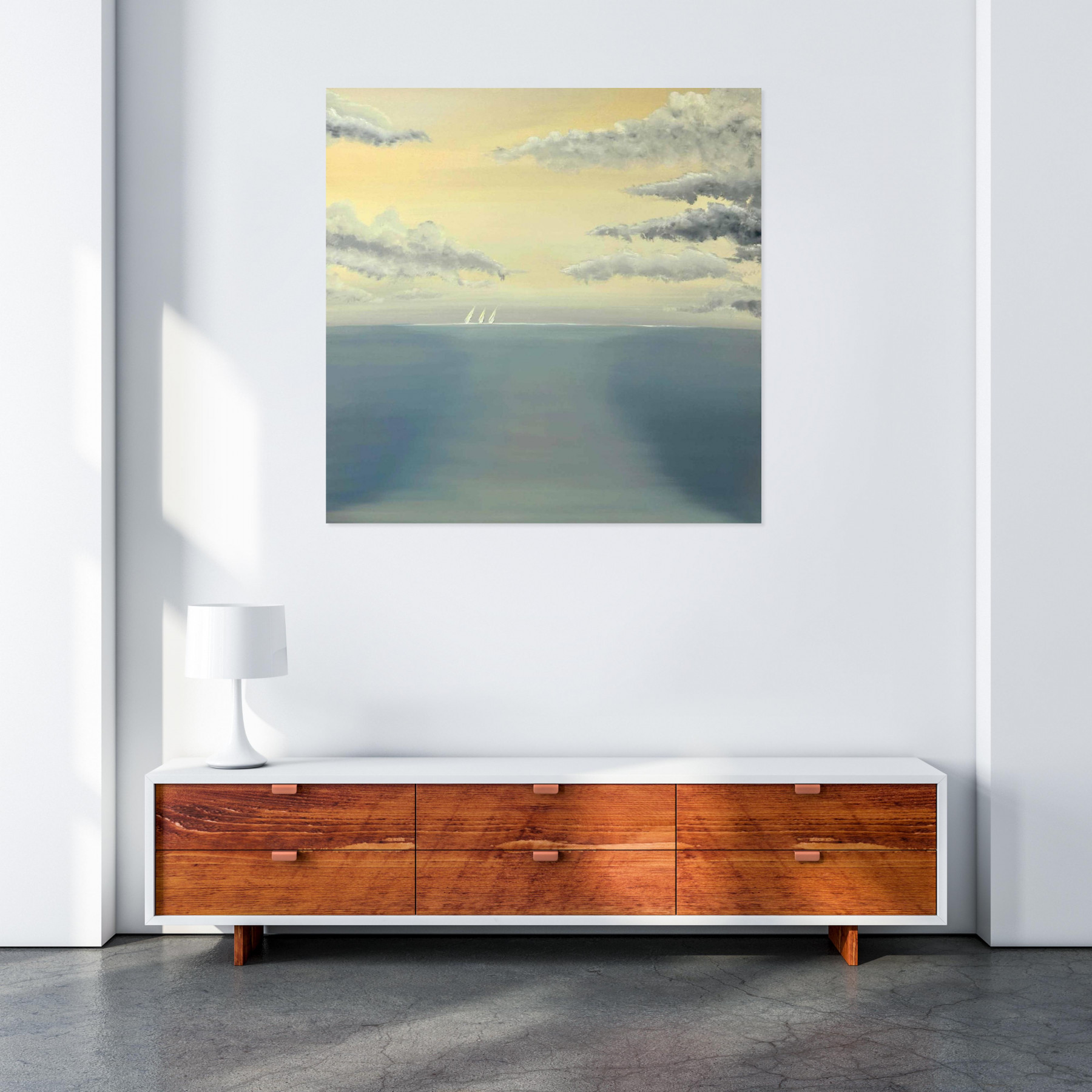 Caroline Caroulet, Les voileuses, painting - Artalistic online contemporary art buying and selling gallery