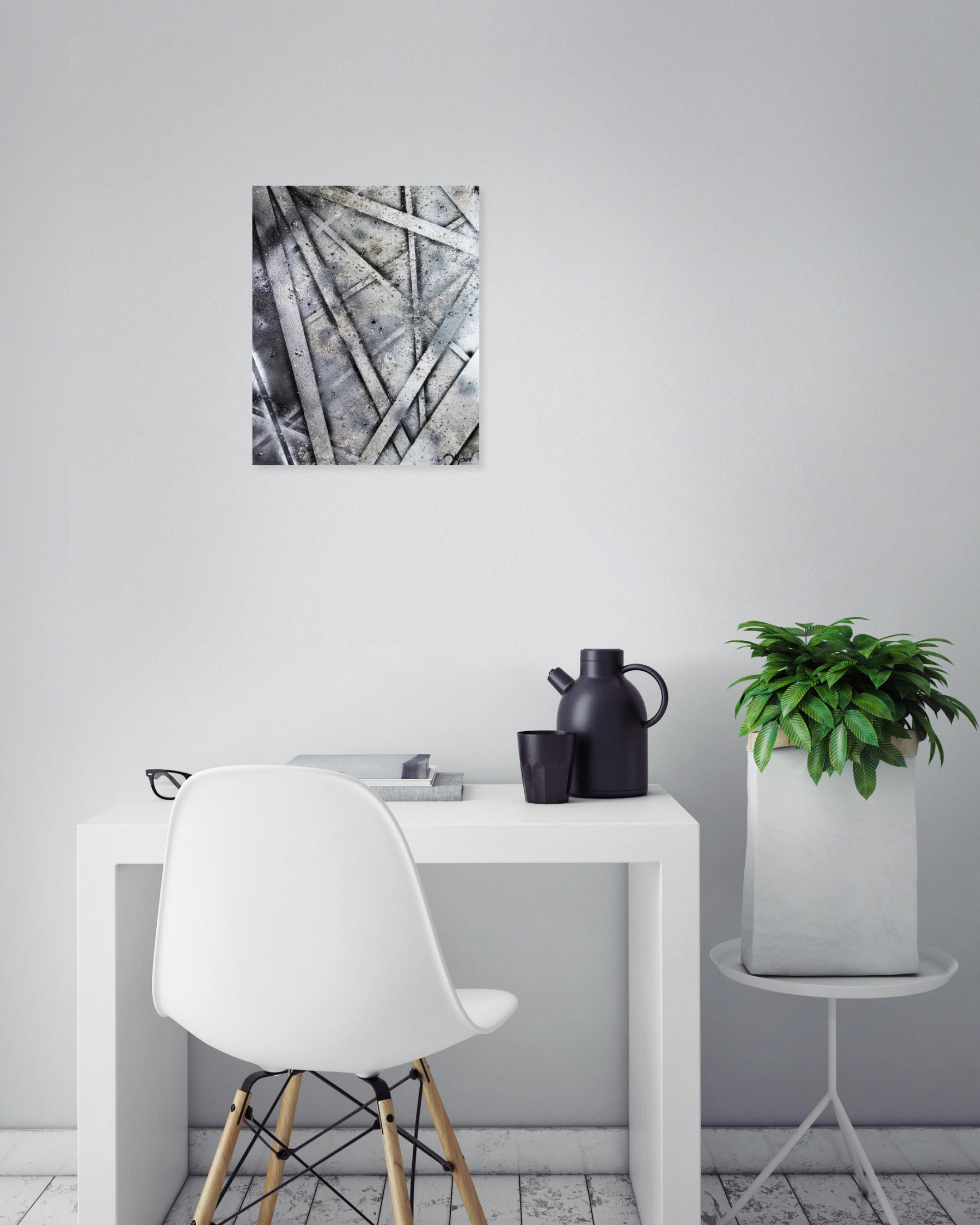 Thomas Dupont, Atomes, painting - Artalistic online contemporary art buying and selling gallery