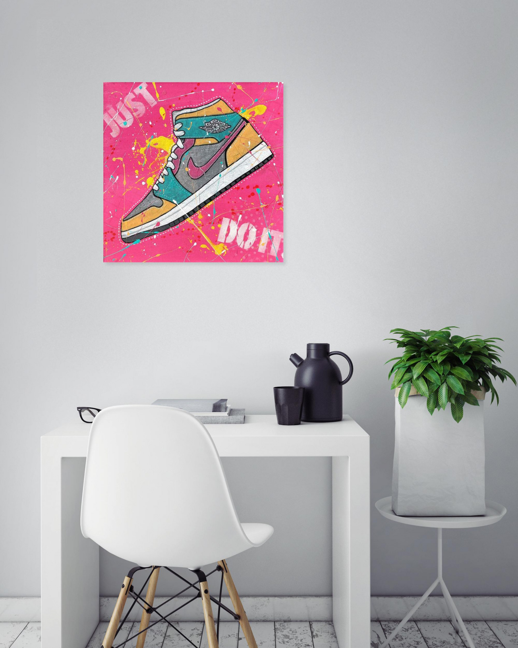 Secam, Sneaker, painting - Artalistic online contemporary art buying and selling gallery