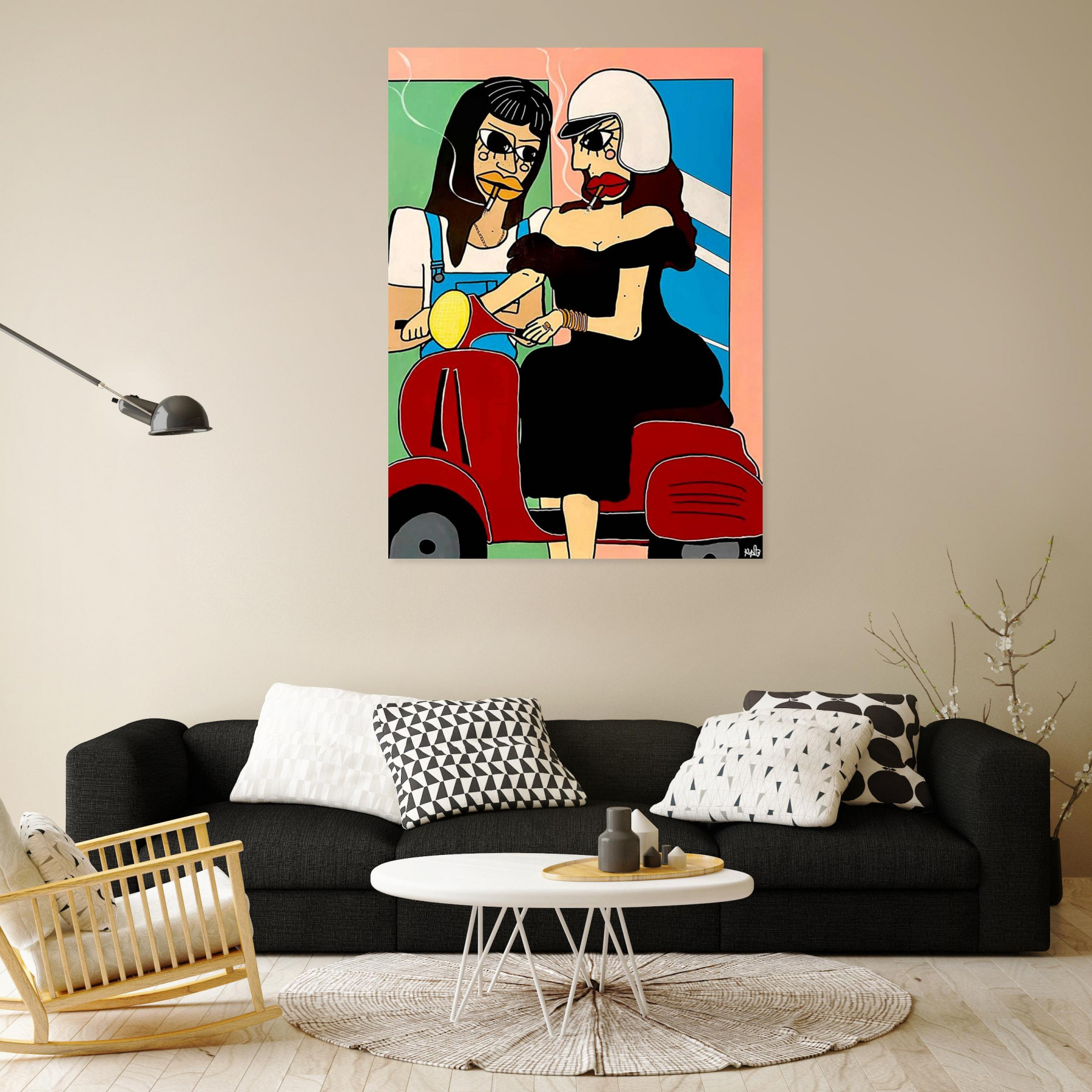 Pepita, Nanas, painting - Artalistic online contemporary art buying and selling gallery