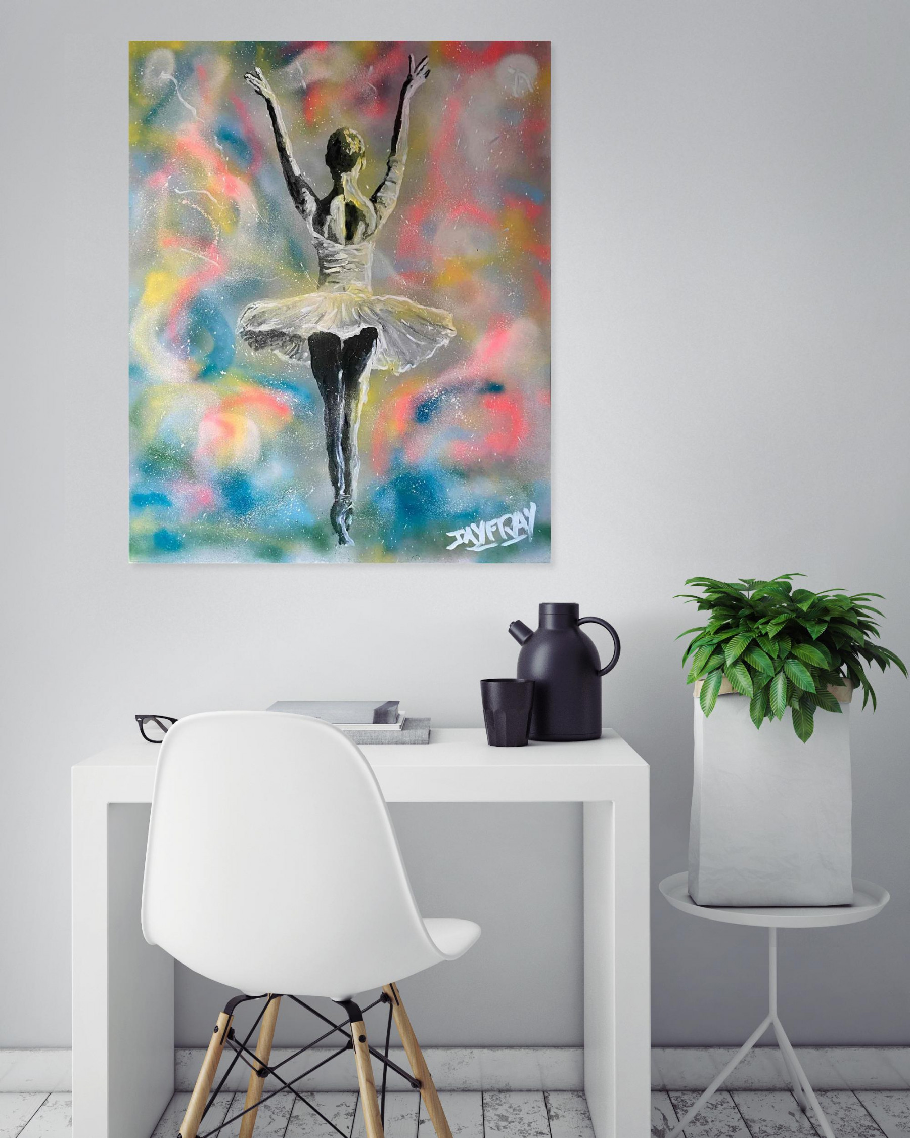 Jayfray, Color dance, painting - Artalistic online contemporary art buying and selling gallery