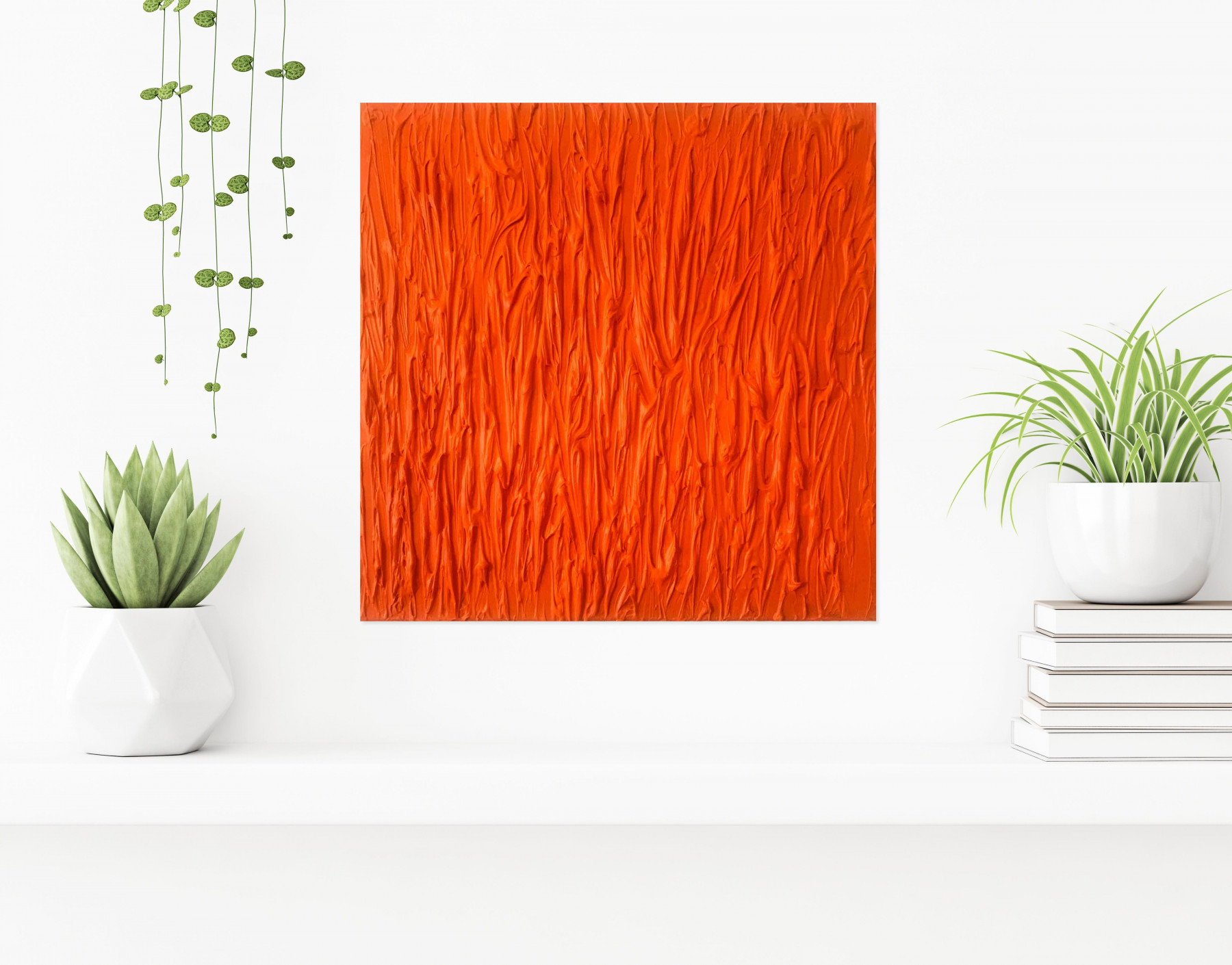Bobby.J, Orange is new black, painting - Artalistic online contemporary art buying and selling gallery