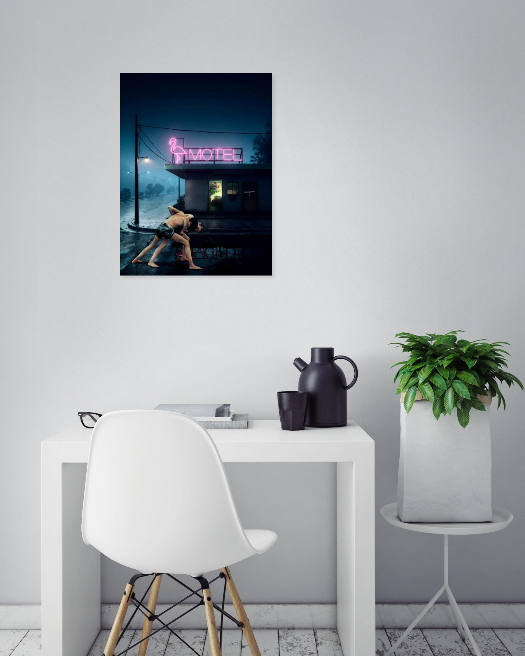 Mr Strange, Flamingo Motel, edition - Artalistic online contemporary art buying and selling gallery