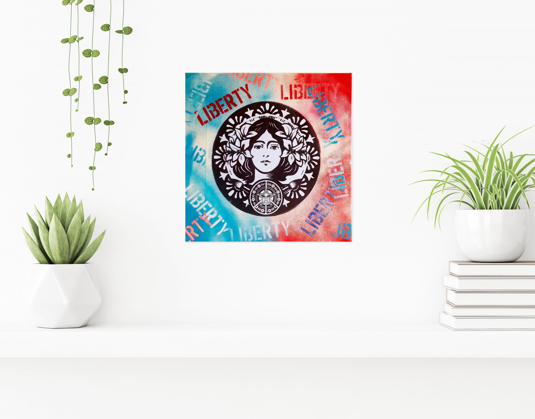 PyB, Marianne Liberty Obey, painting - Artalistic online contemporary art buying and selling gallery