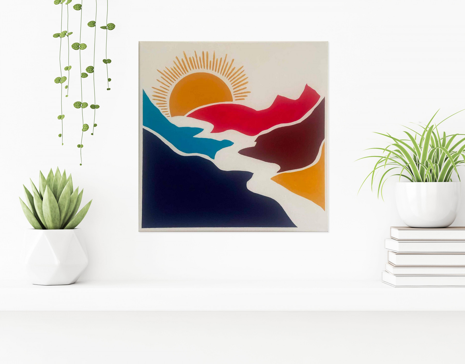 Julie Rosier, Sunrise, painting - Artalistic online contemporary art buying and selling gallery
