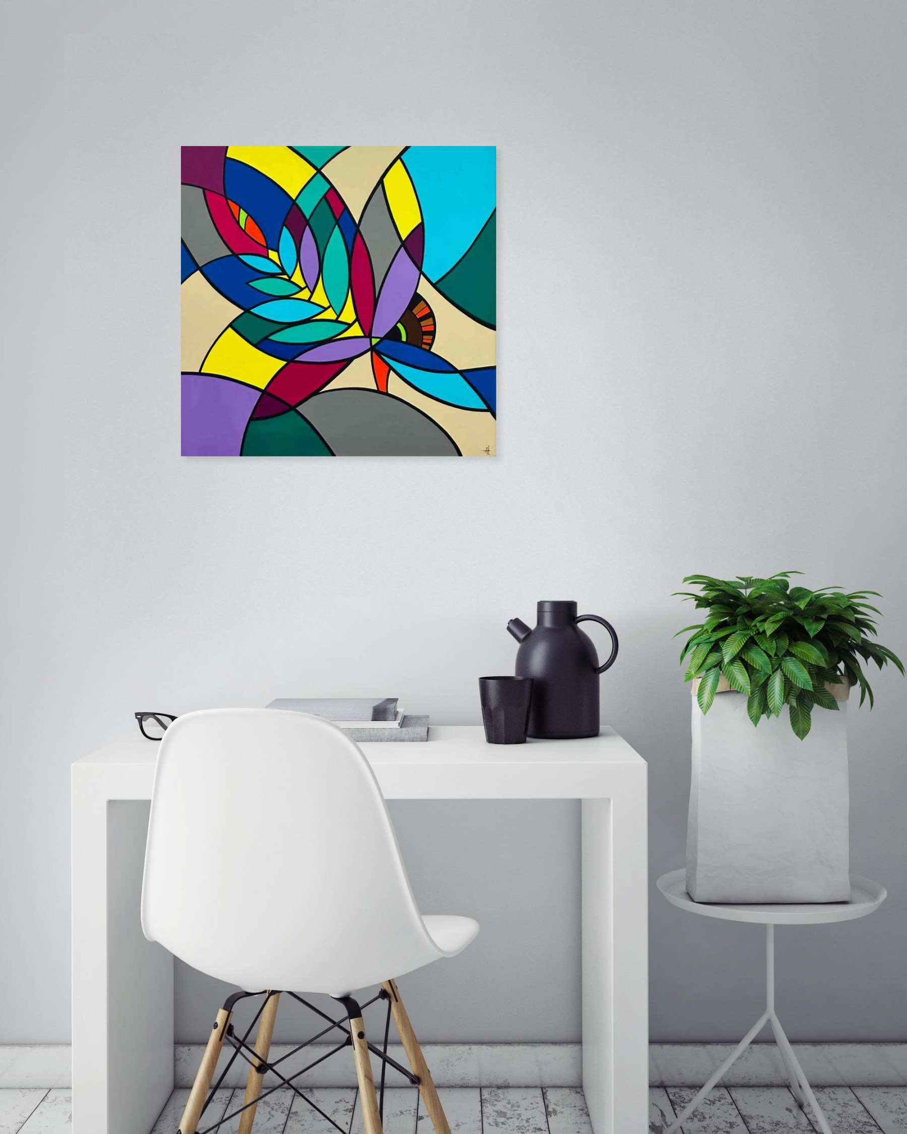 Alina Cabanel, Porte Bonheur, painting - Artalistic online contemporary art buying and selling gallery