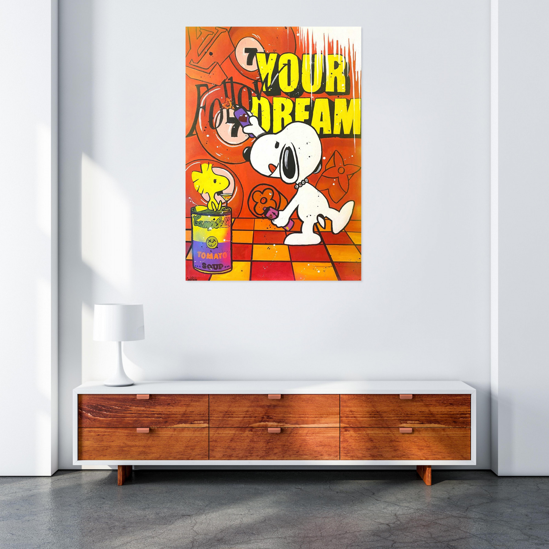 Pauline Cornée, Snoopy, painting - Artalistic online contemporary art buying and selling gallery