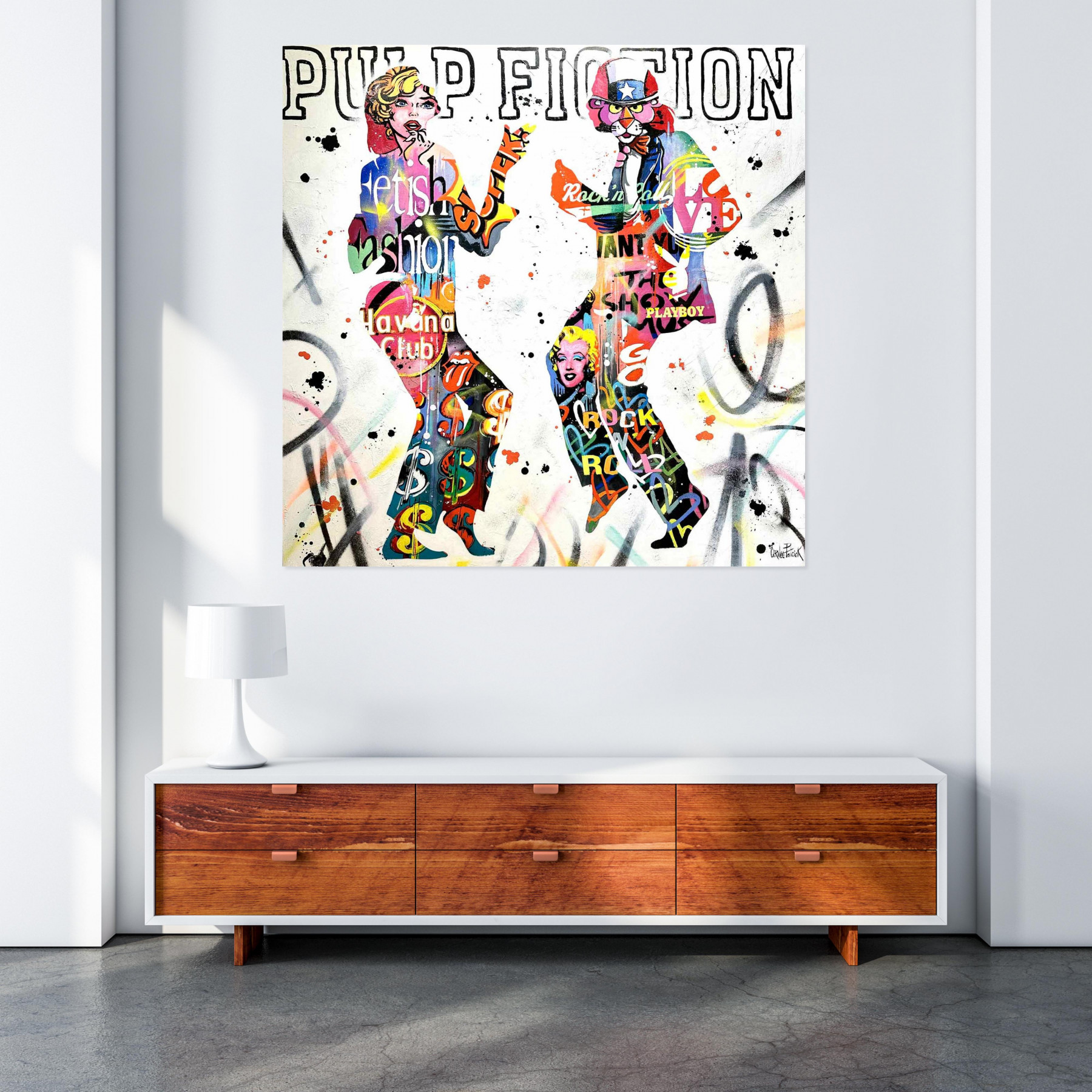 Patrick Cornée, A Pulp fiction, painting - Artalistic online contemporary art buying and selling gallery