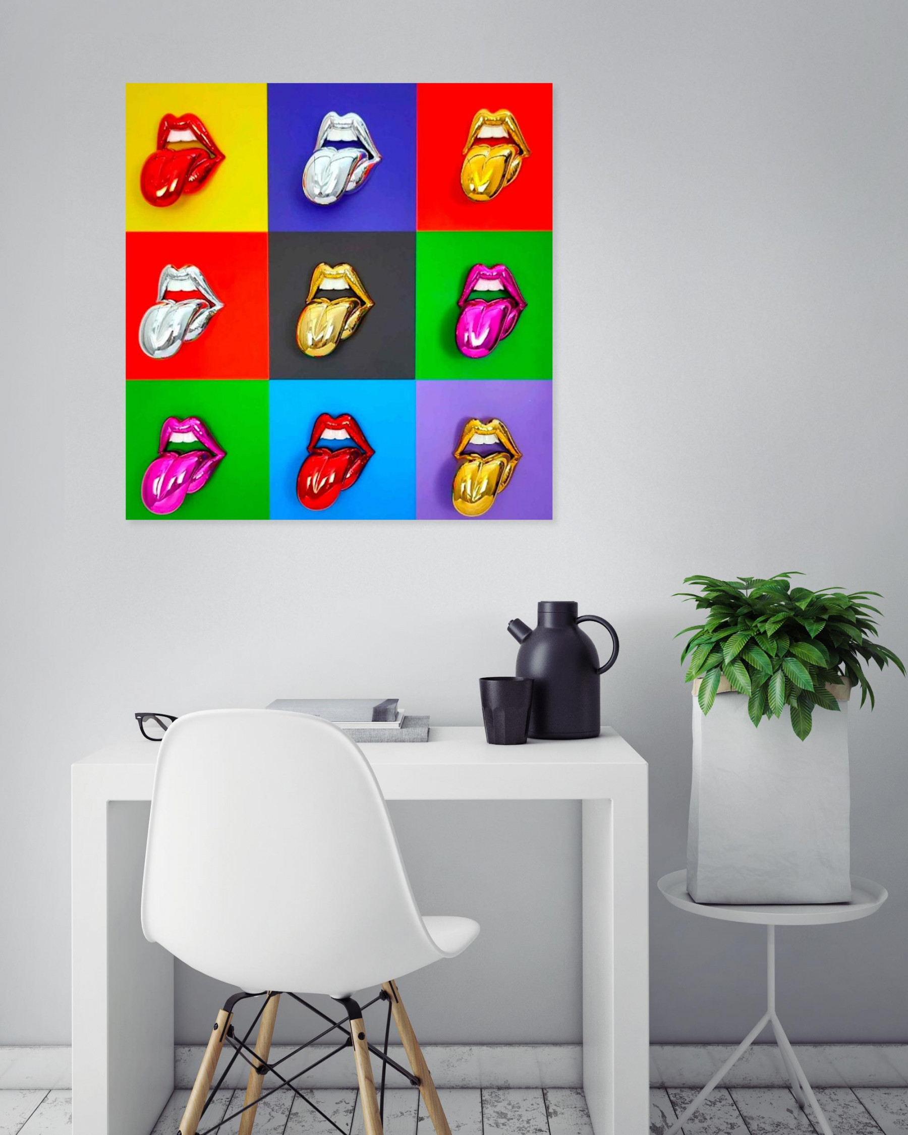 Sagrasse, Pop Lips, painting - Artalistic online contemporary art buying and selling gallery