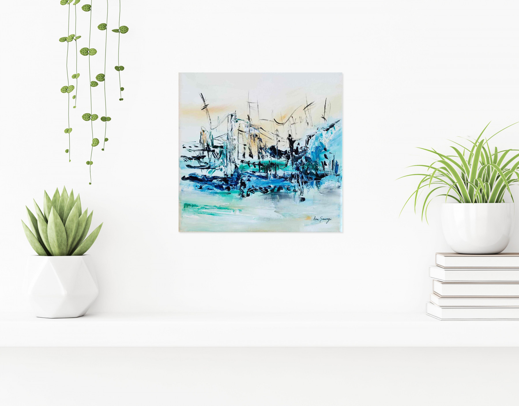 Âme Sauvage, Musique nature, painting - Artalistic online contemporary art buying and selling gallery