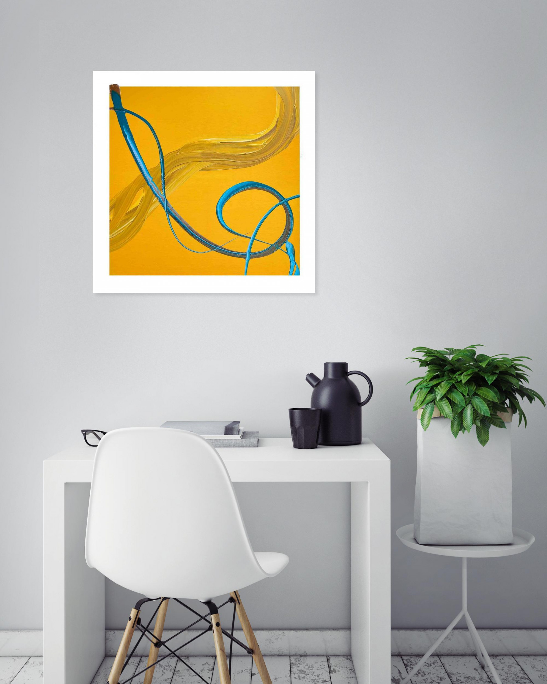 Laura Stauder, Méditerranée, painting - Artalistic online contemporary art buying and selling gallery