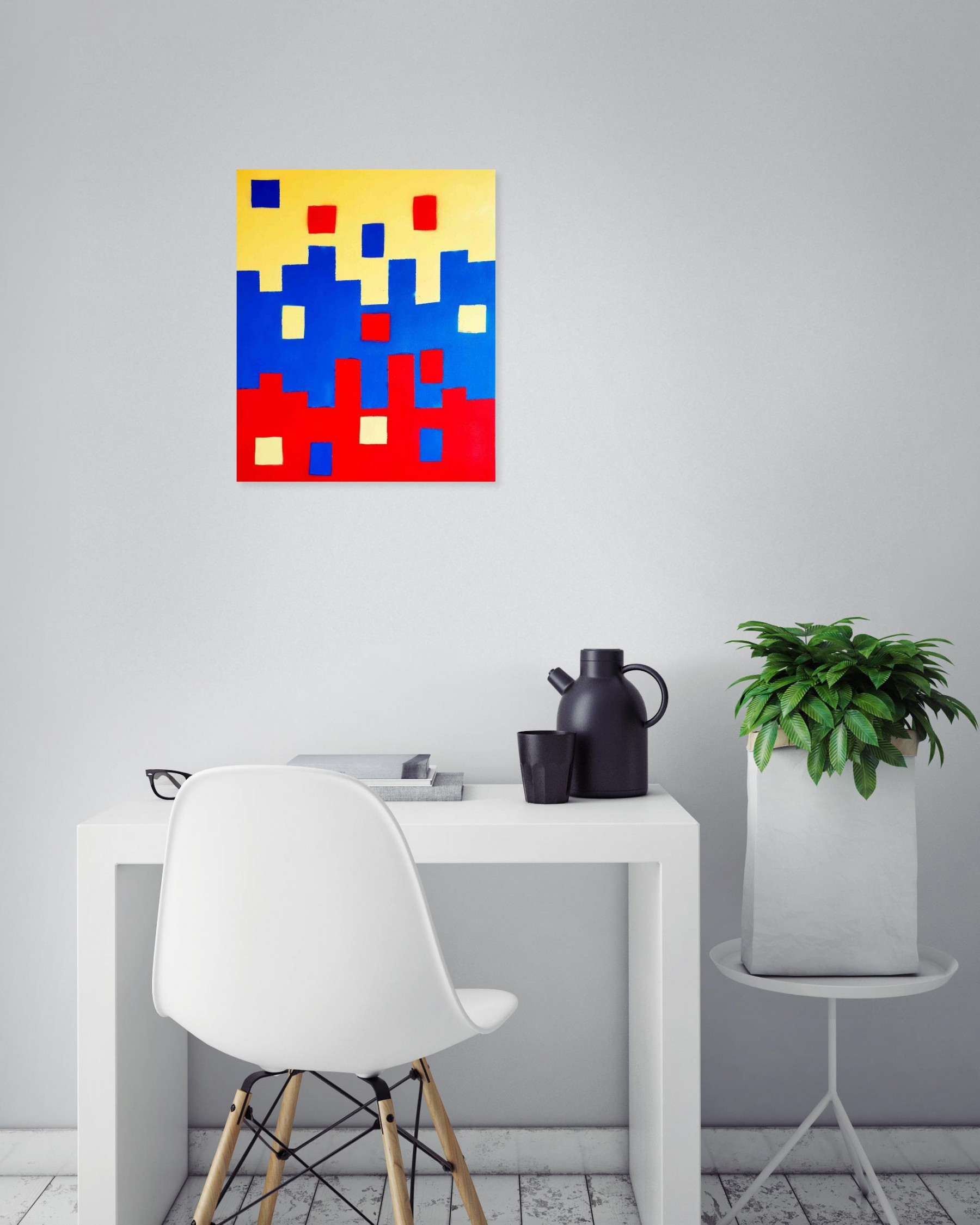 Hayvon, Tetris 3D, painting - Artalistic online contemporary art buying and selling gallery