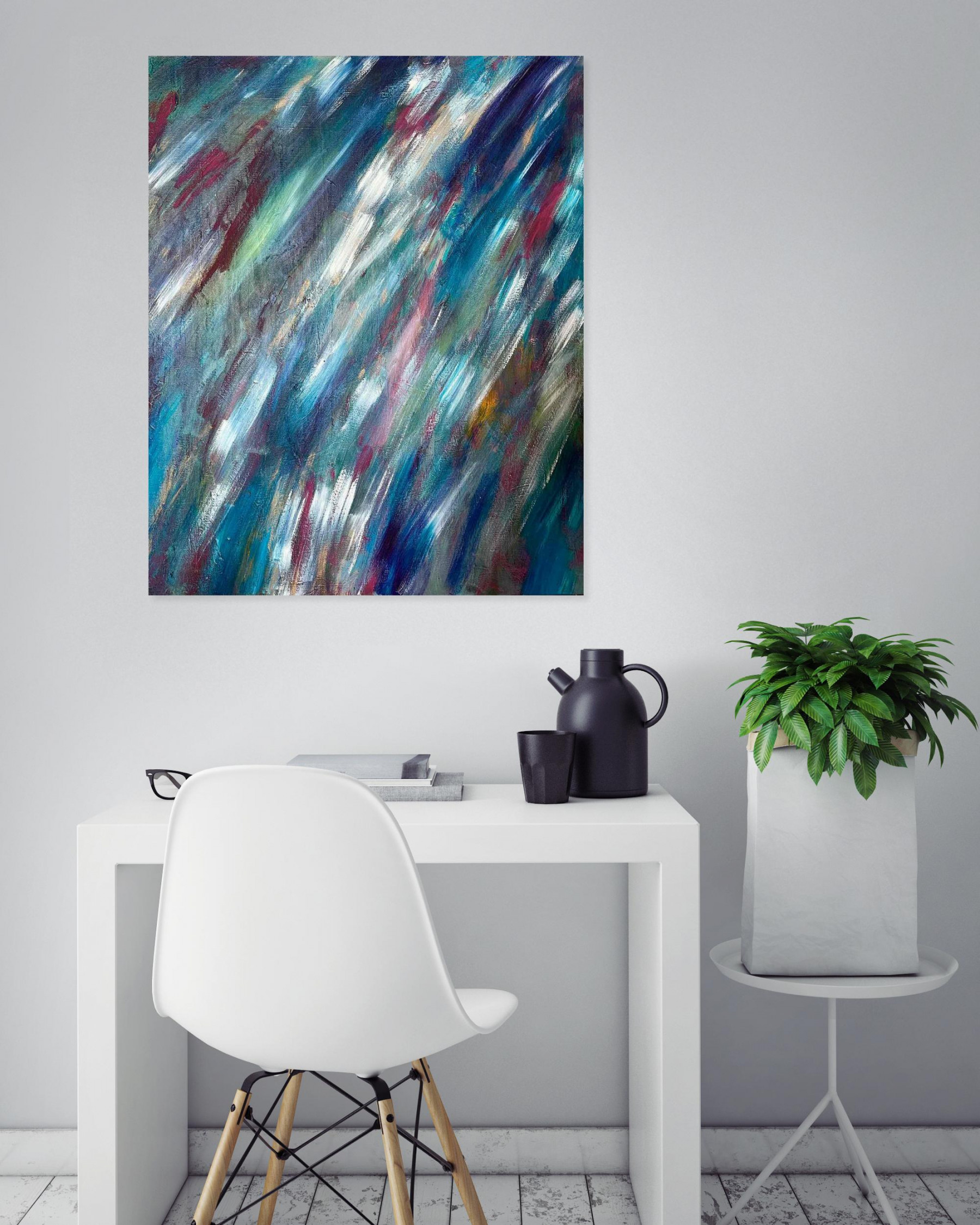 Camille Ghione, Light years away II, painting - Artalistic online contemporary art buying and selling gallery