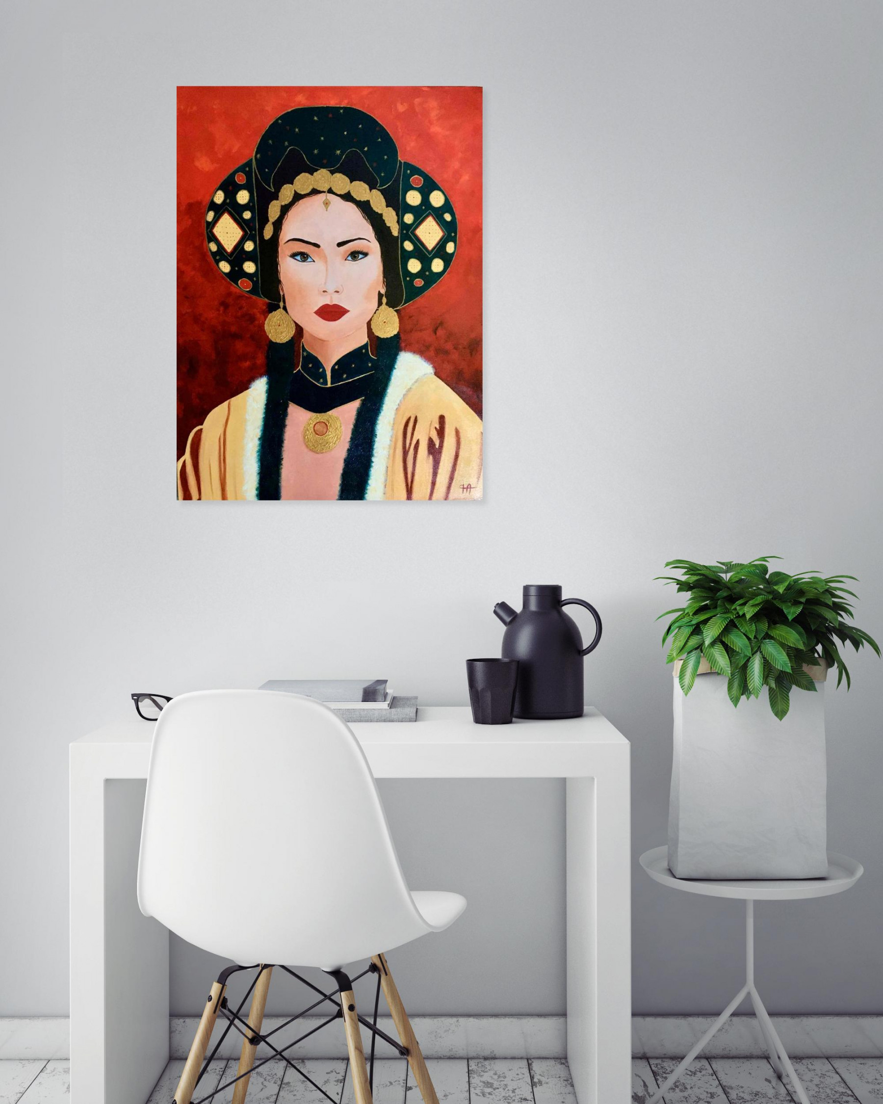 Françoise Augustine, Hoelun, painting - Artalistic online contemporary art buying and selling gallery