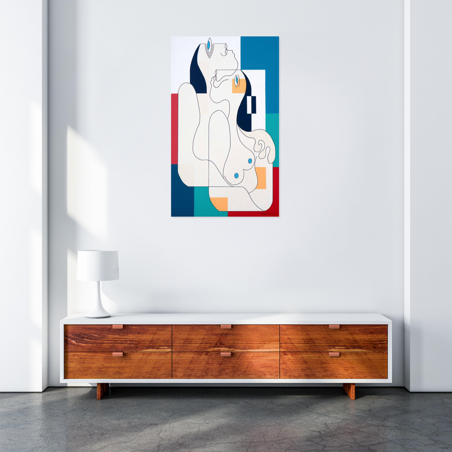 Hildegarde Handsaeme, A Symphony of tenderness and Serenity, painitng - Artalistic online contemporary art buying and selling gallery