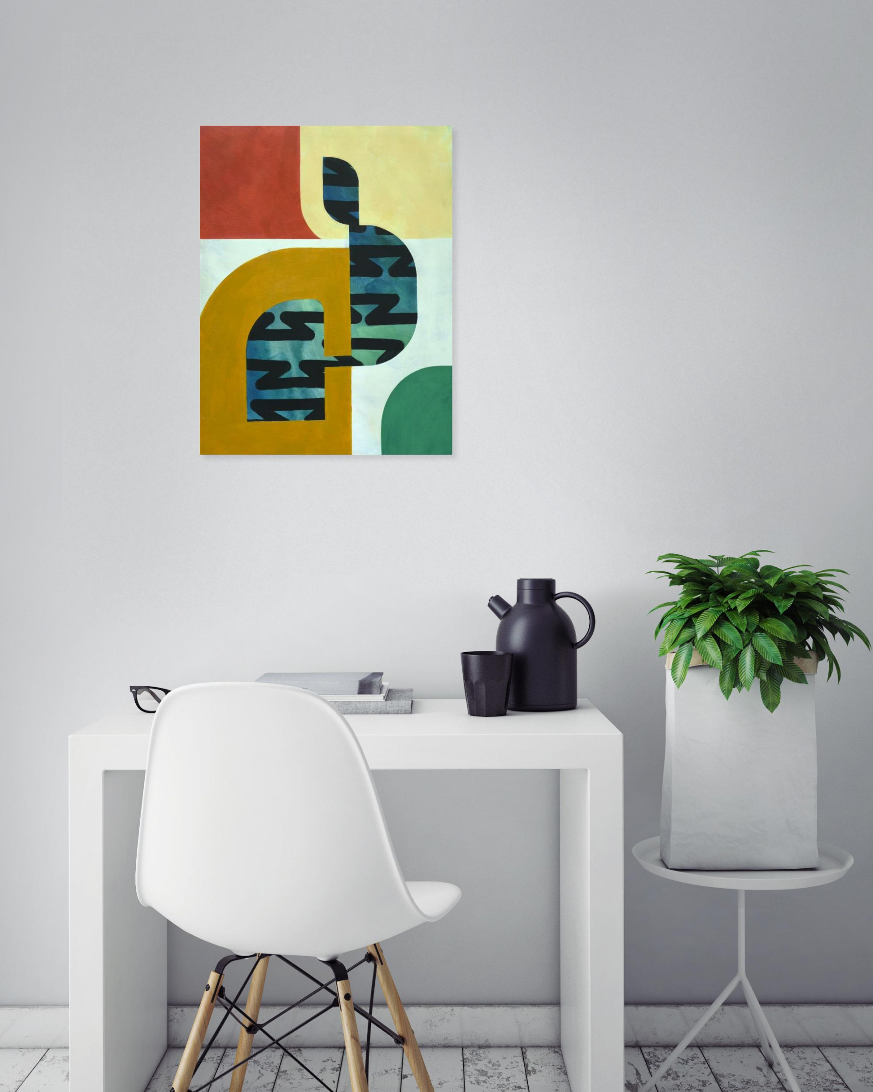 Cliden, Aquablues, painting - Artalistic online contemporary art buying and selling gallery