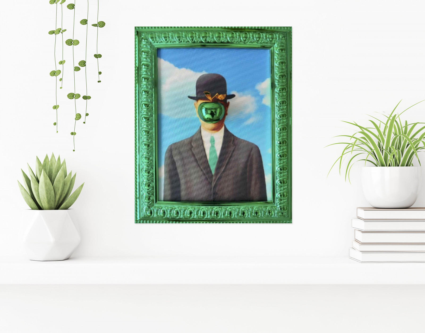 Sagrasse, I'm sorry Magritte, painting - Artalistic online contemporary art buying and selling gallery