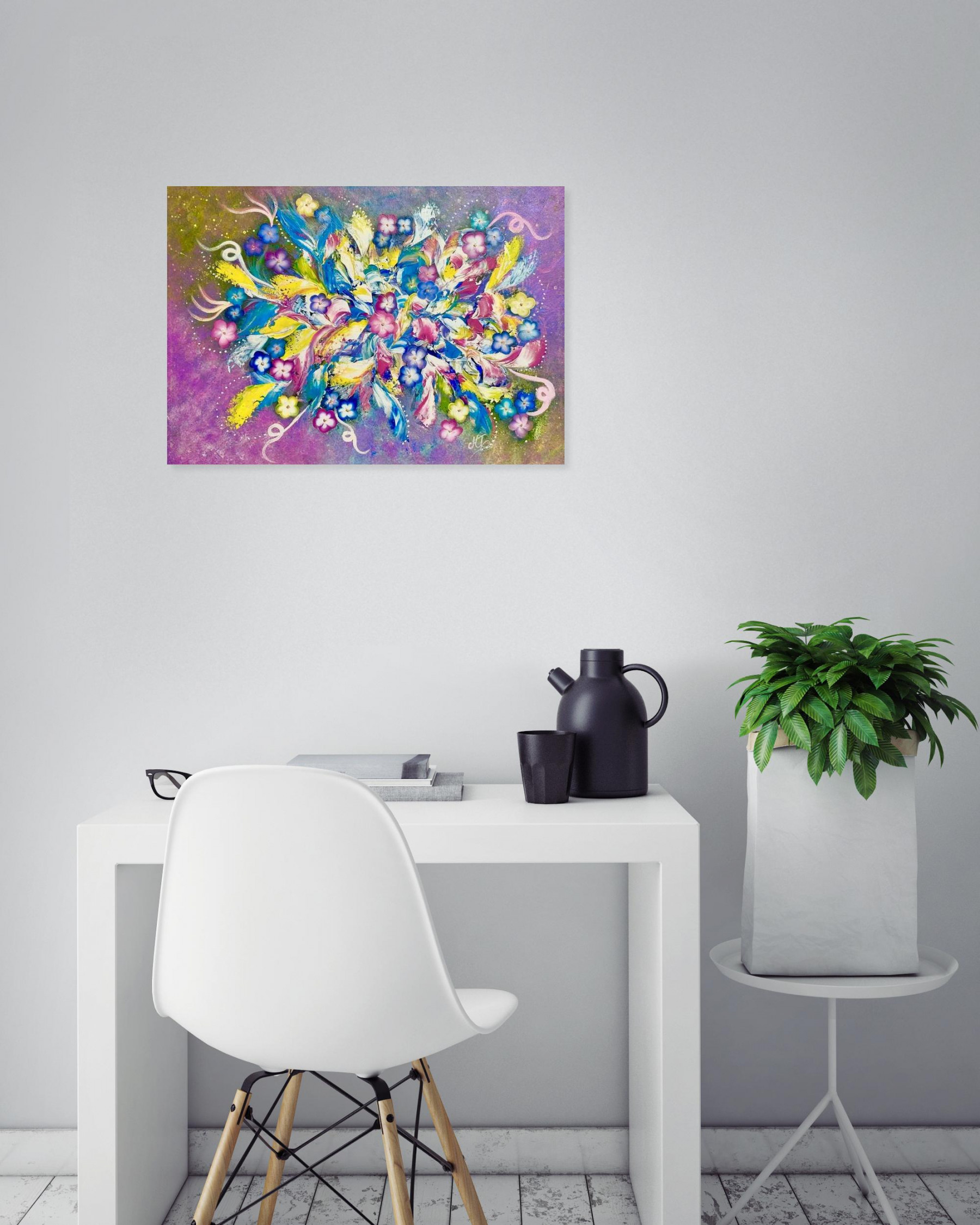 De l'âme à la toile, Ostara, painting - Artalistic online contemporary art buying and selling gallery