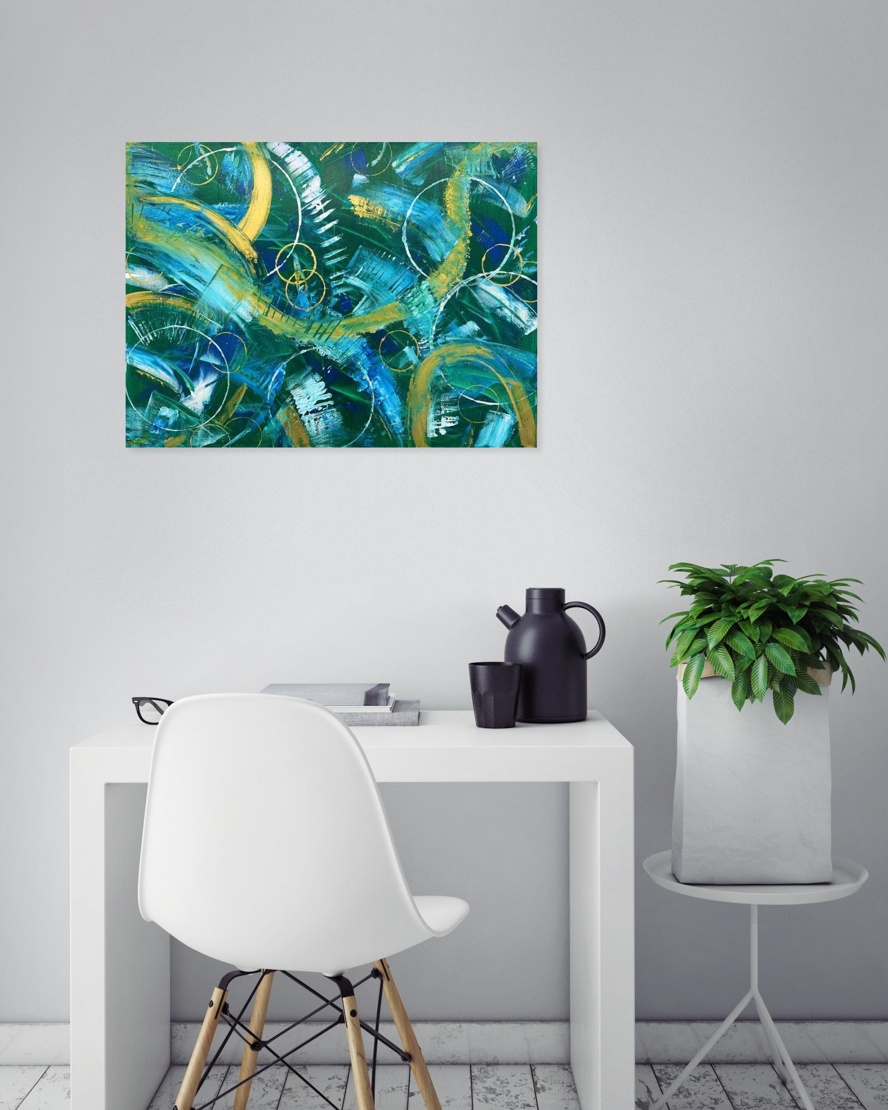 Mams'L, Paris me voila, painting - Artalistic online contemporary art buying and selling gallery