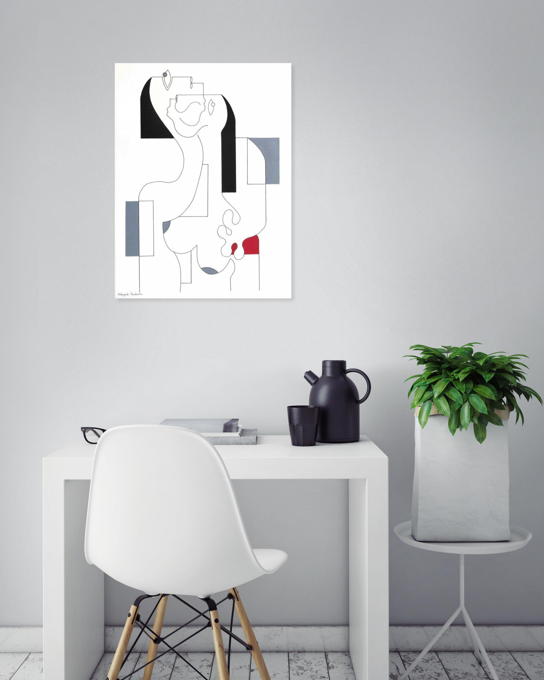 Hildegarde Handsaeme, Love story, drawing - Artalistic online contemporary art buying and selling gallery