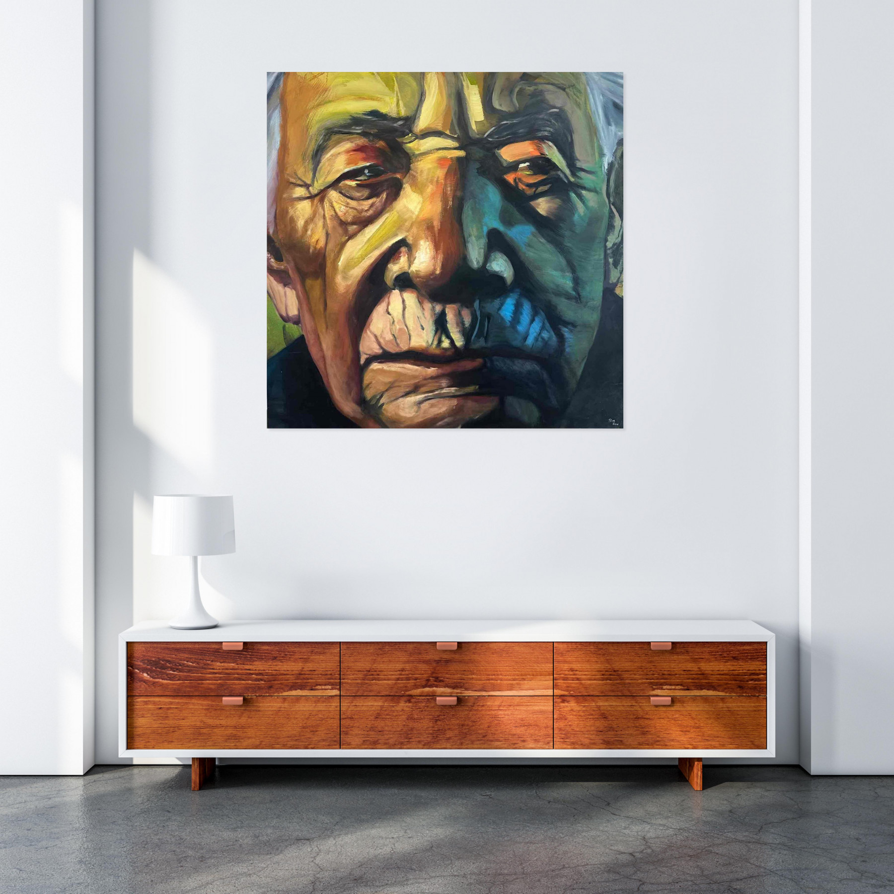 Simon Rémy, Le temps penche, painting - Artalistic online contemporary art buying and selling gallery