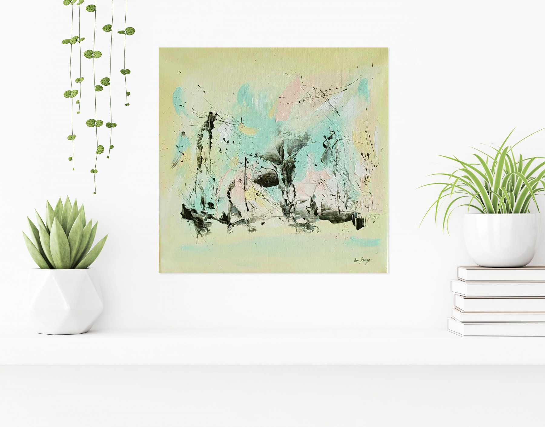Âme Sauvage, Ombres et pastels, painting - Artalistic online contemporary art buying and selling gallery