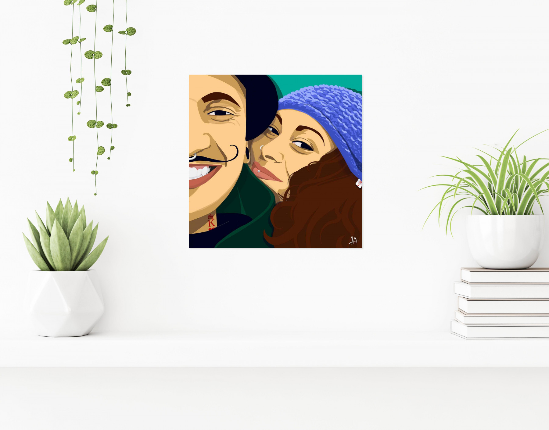 Laorie, Couple, drawing - Artalistic online contemporary art buying and selling gallery