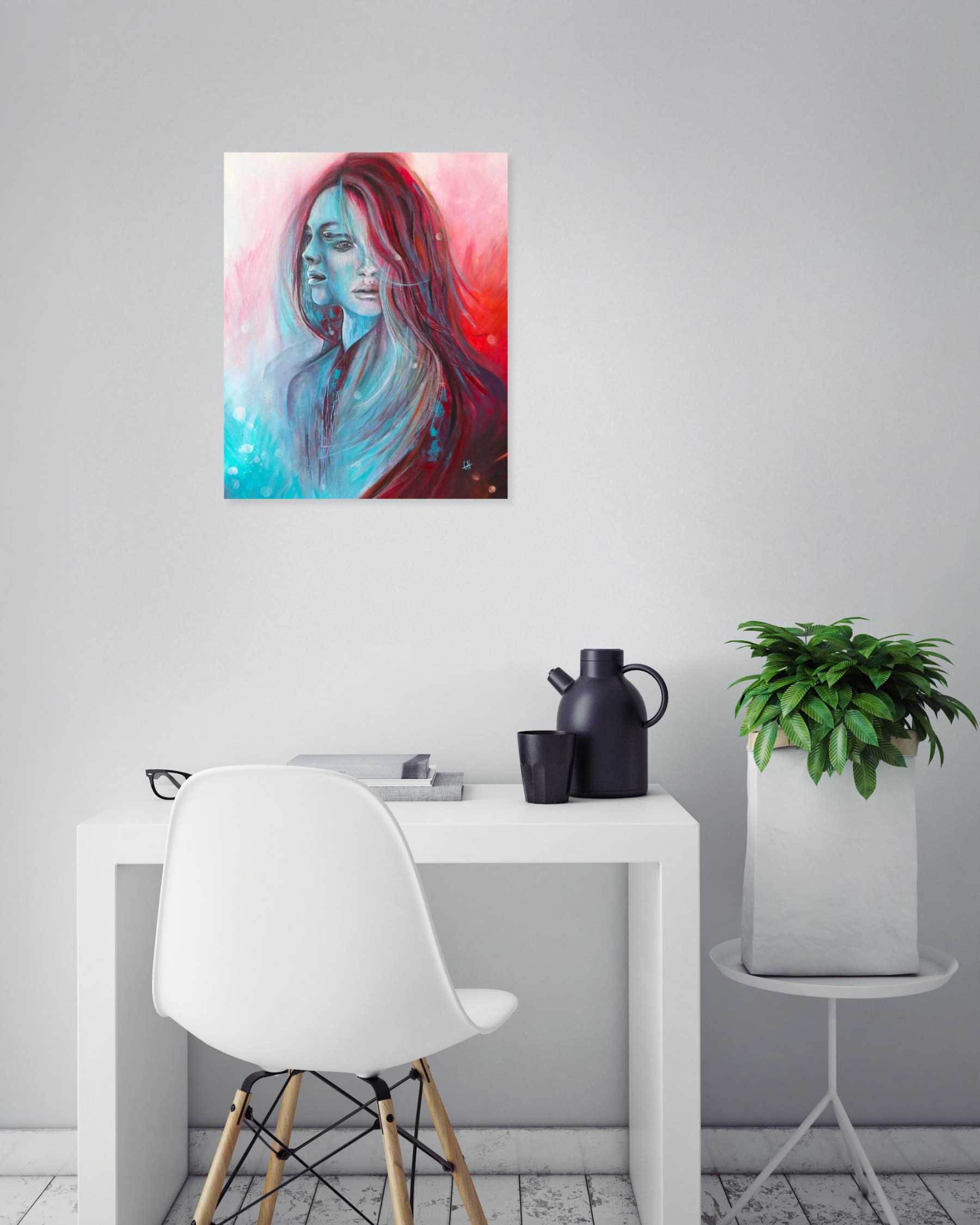 Carmin Cuivré, de miel et de vitriol, painting - Artalistic online contemporary art buying and selling gallery