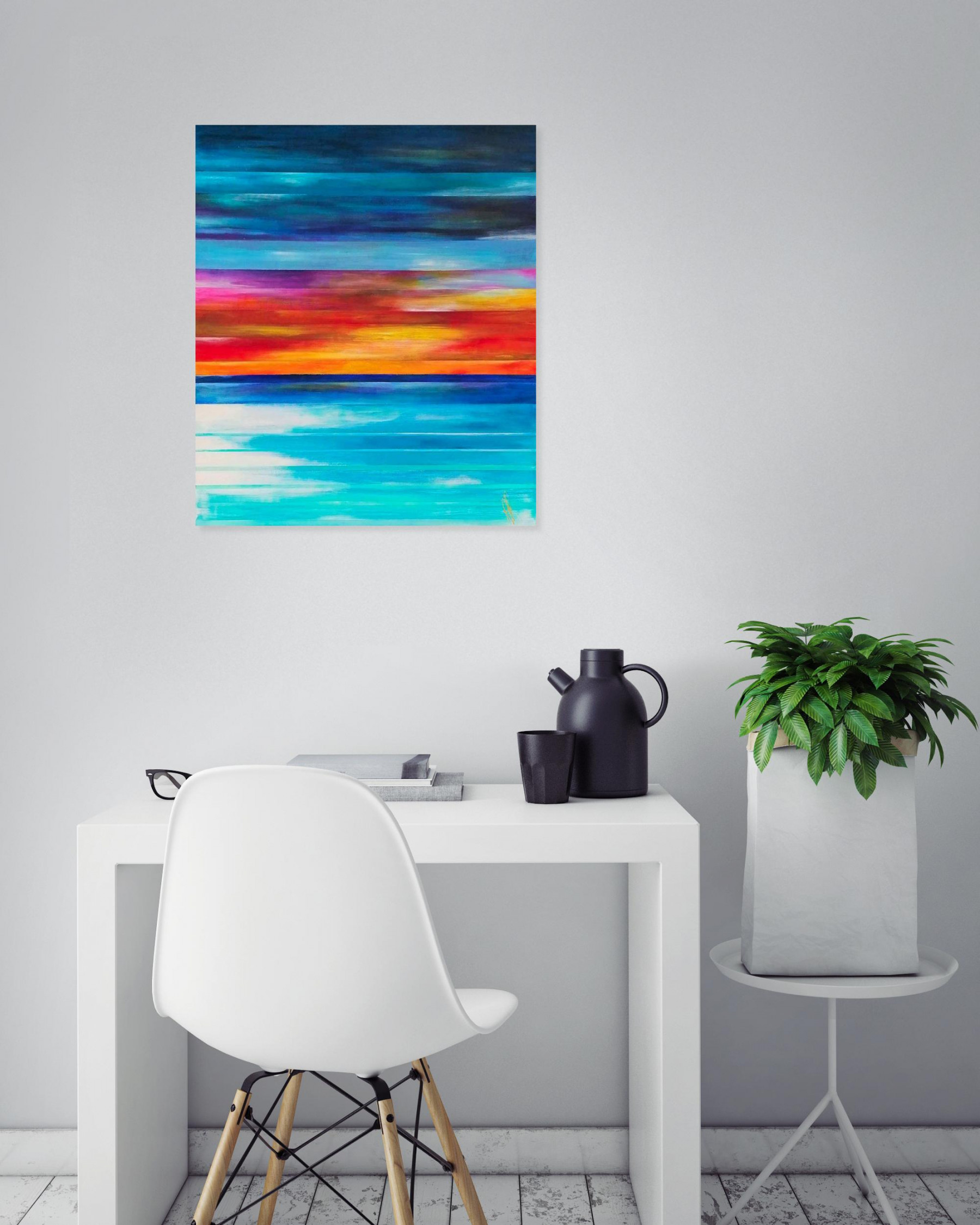 Anne Robin, Sérénité, painting - Artalistic online contemporary art buying and selling gallery