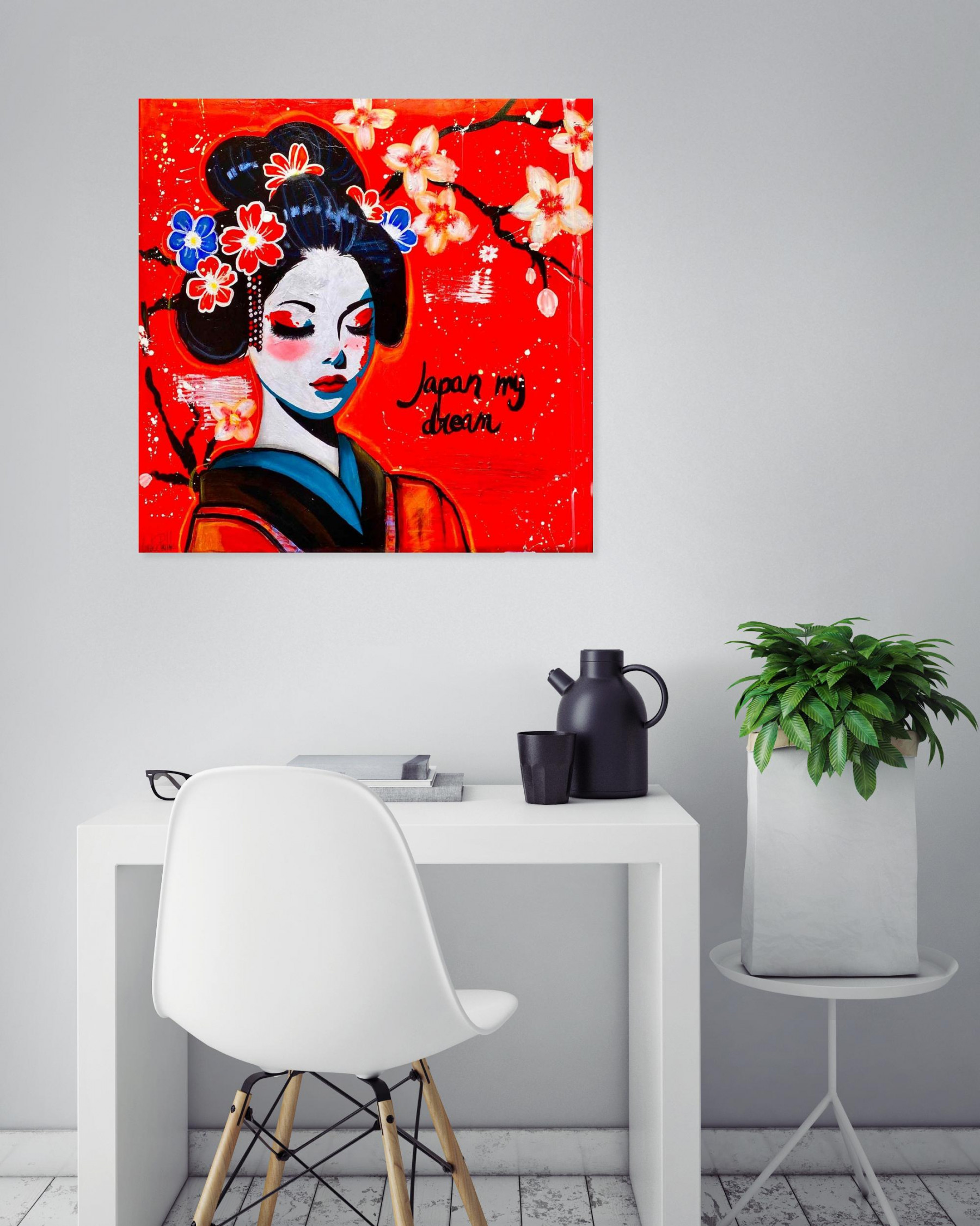 Pauline Cornée, Japan in my head, painting - Artalistic online contemporary art buying and selling gallery