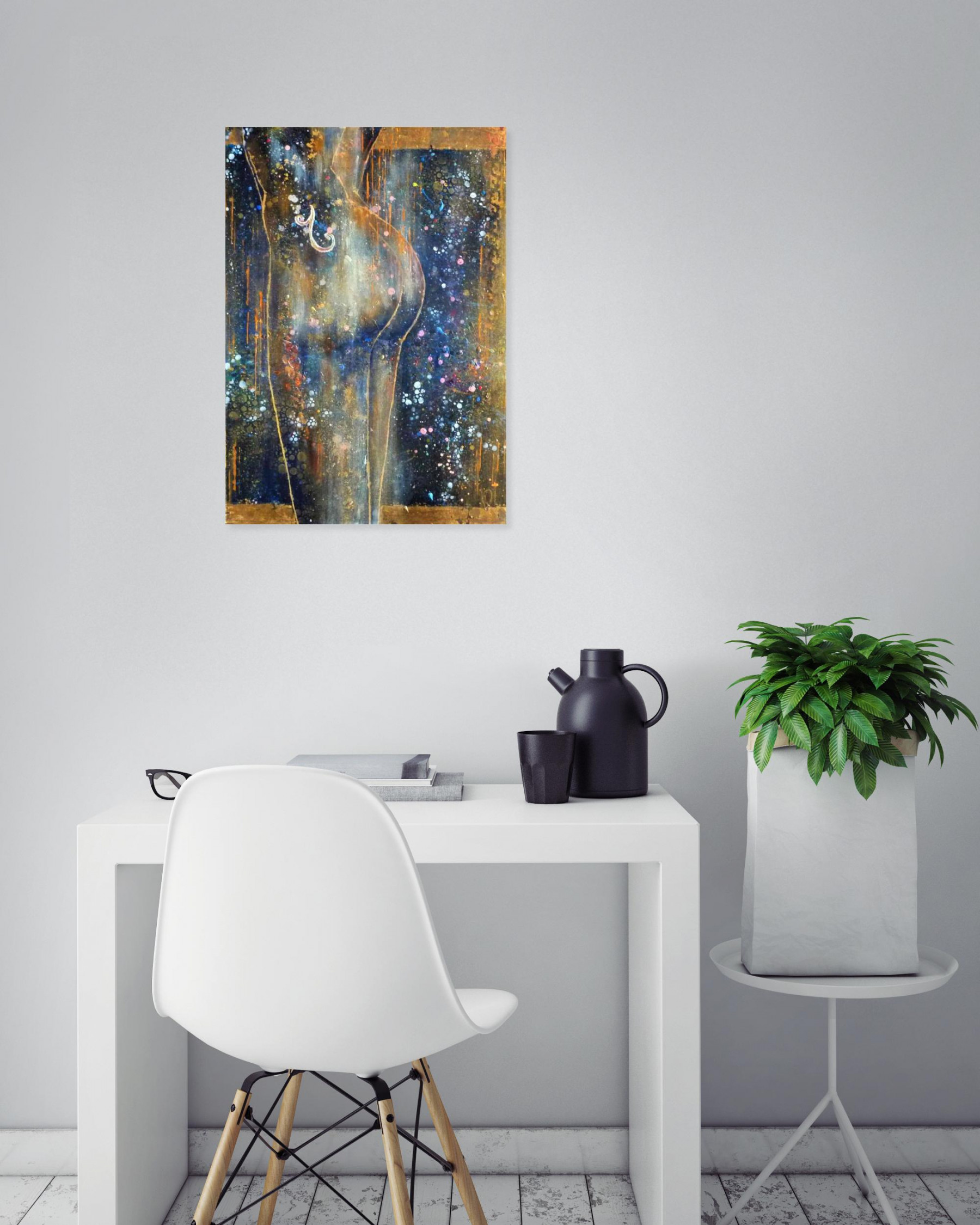 Anne Robin, les fesses, painting - Artalistic online contemporary art buying and selling gallery