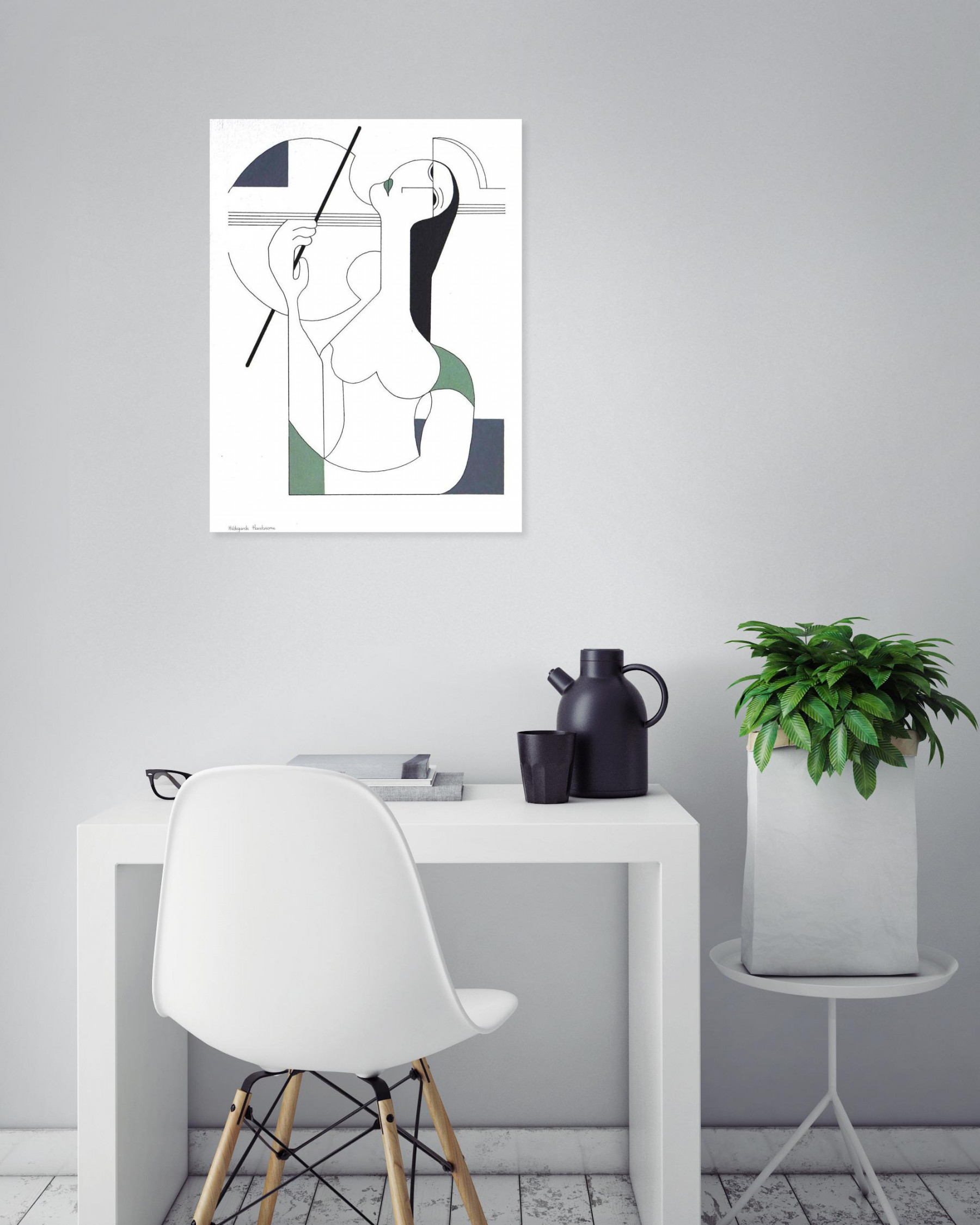 Hildegarde Handsaeme, Duet, drawing - Artalistic online contemporary art buying and selling gallery