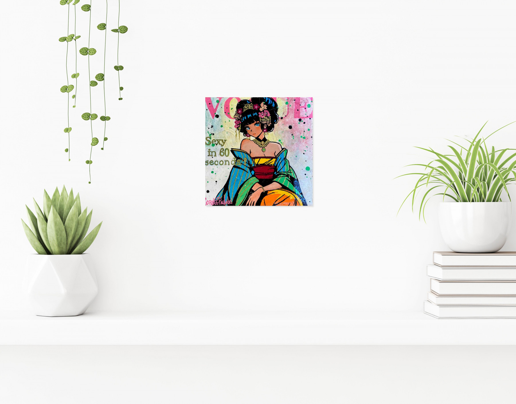 Pauline Cornée, I'm sexy in 60 seconds, painting - Artalistic online contemporary art buying and selling gallery