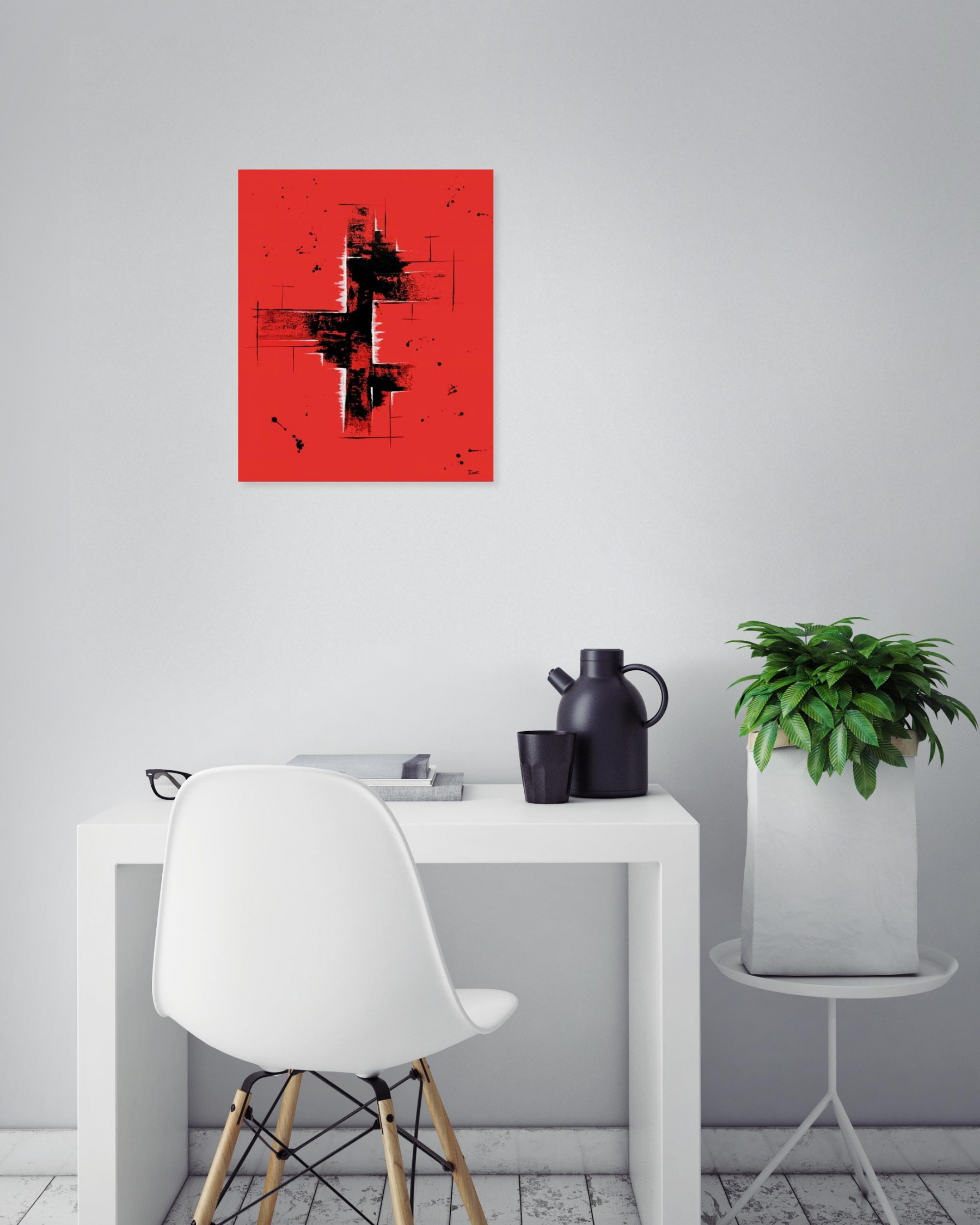 Isabelle Fort, Las Vegas jour, painting - Artalistic online contemporary art buying and selling gallery