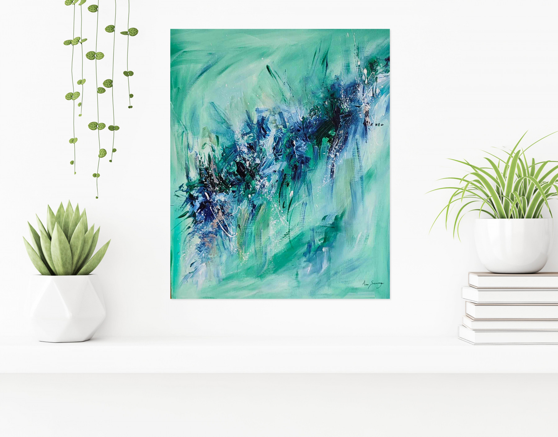 Âme Sauvage, Fracture gelée, painting - Artalistic online contemporary art buying and selling gallery