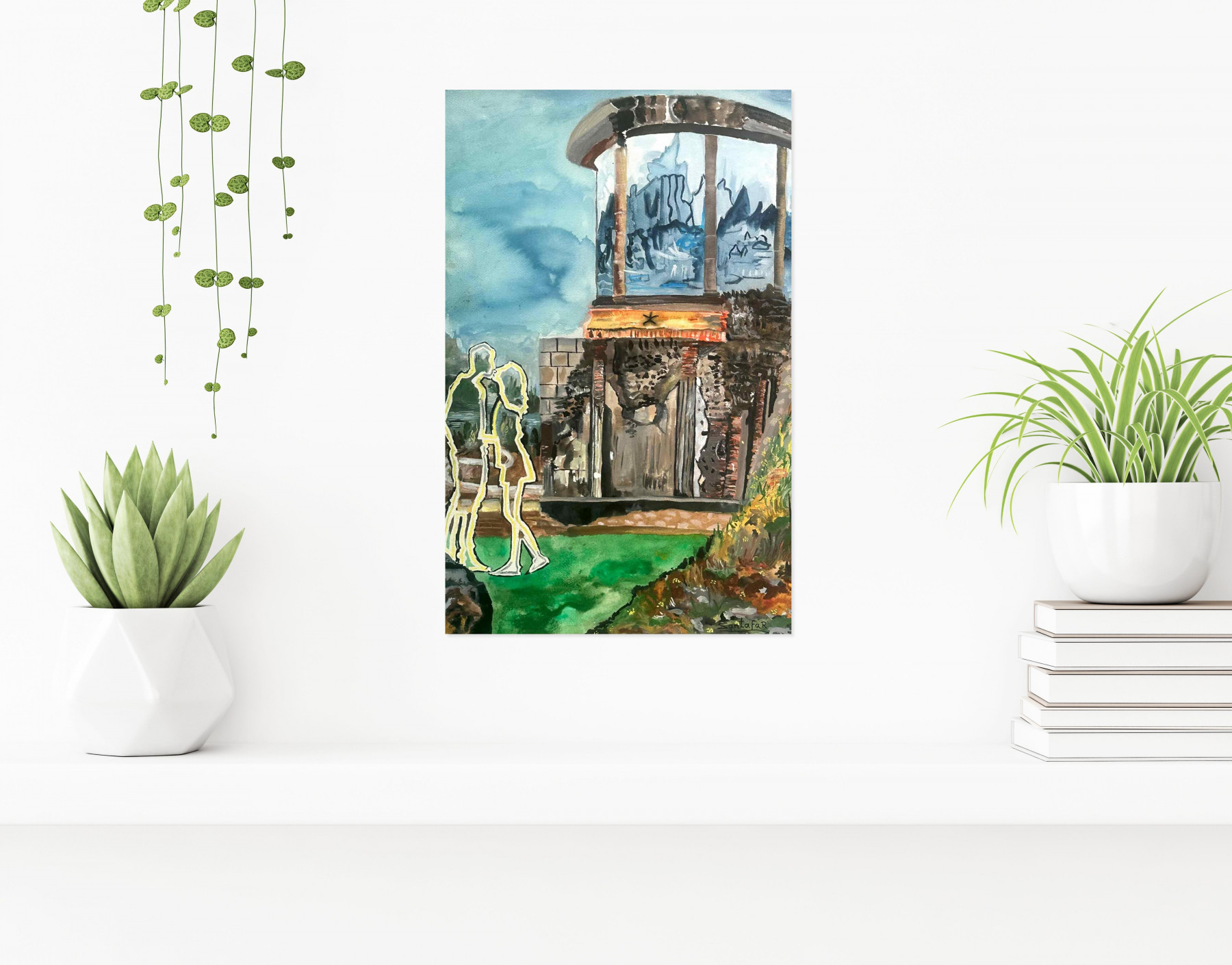Santafar, Sans titre 1, painting - Artalistic online contemporary art buying and selling gallery